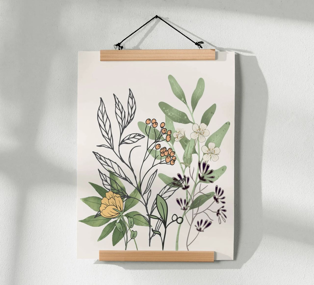 Spring Garden II poster by Nadjaa
