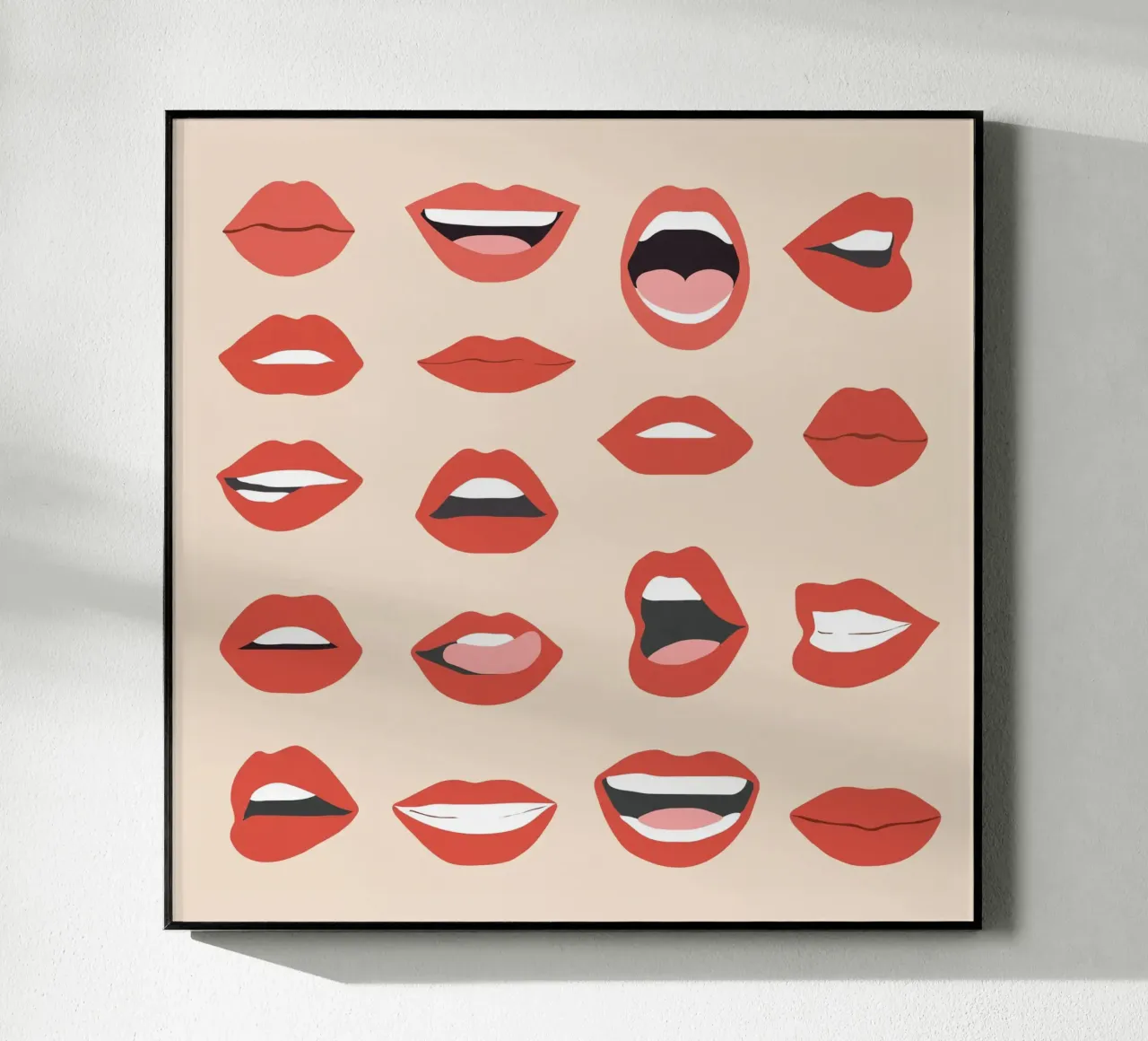 Lips III plexiglass da Nadjaa