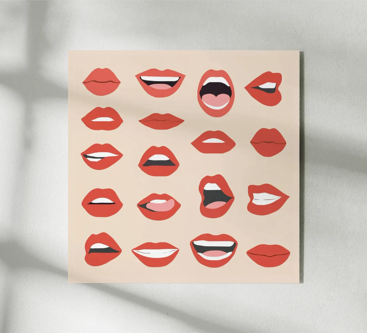 Lips III plexiglass da Nadjaa