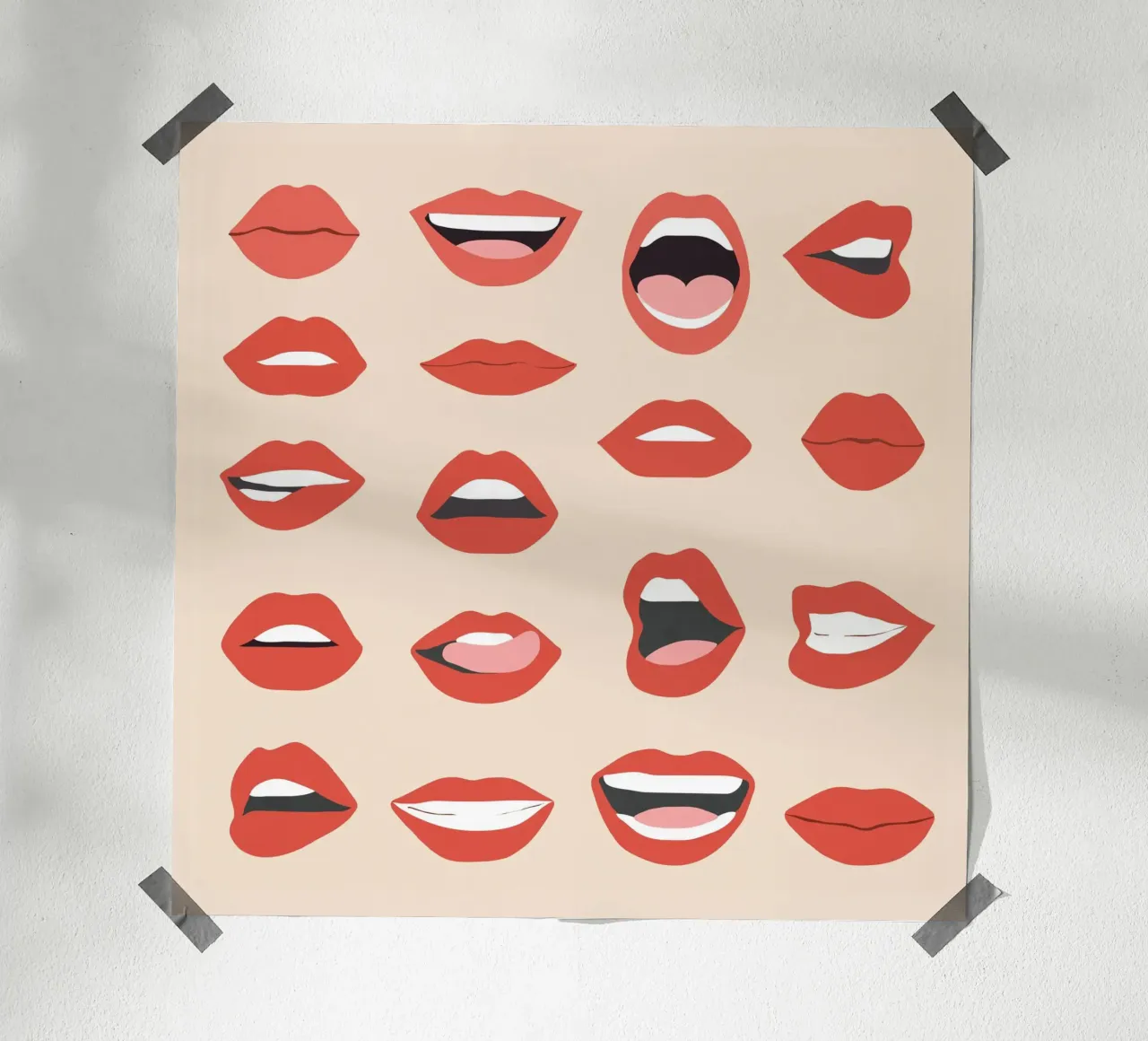 Lips III poster da Nadjaa