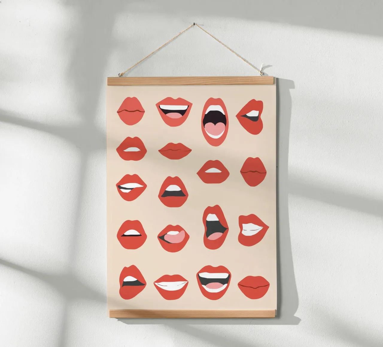 Lips III hahnemühle by Nadjaa