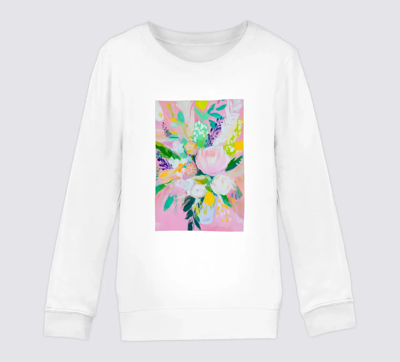 Bouquet de printemps manqué sweat enfant de Carinaprint
