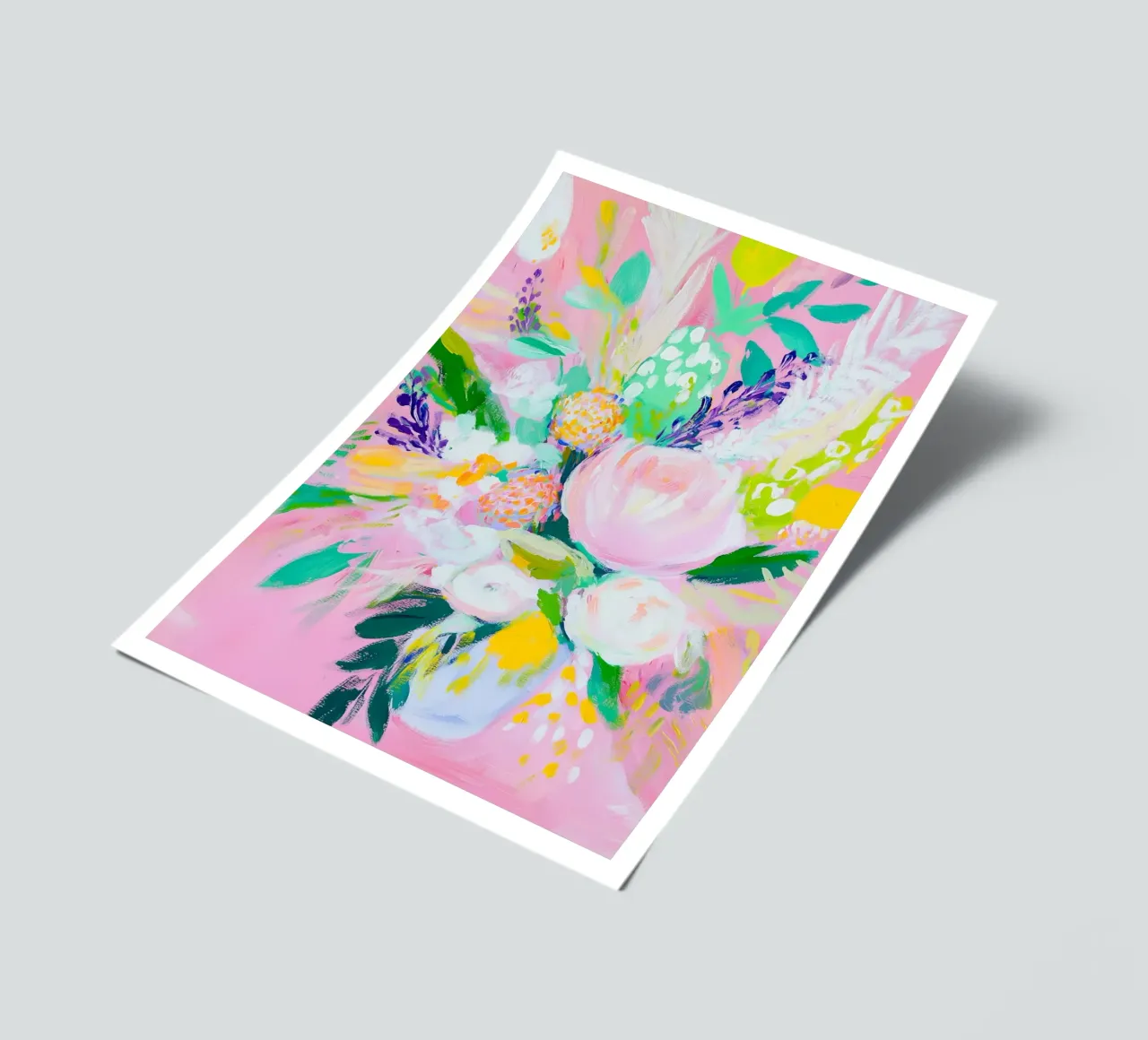 Bouquet di primavera mancato foglio adesivo da Carinaprint