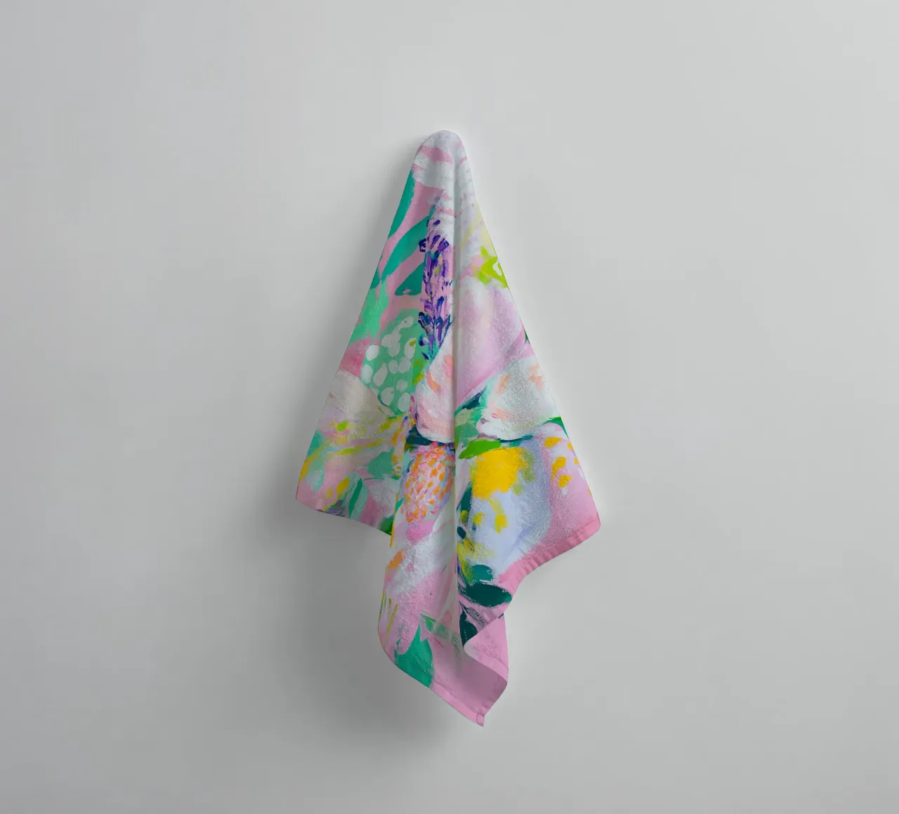 Missed spring bouquet towel by Carinaprint