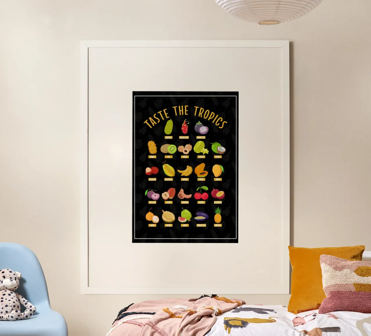 Scoprire i frutti tropicali poster da pixelbull - medieval art and more