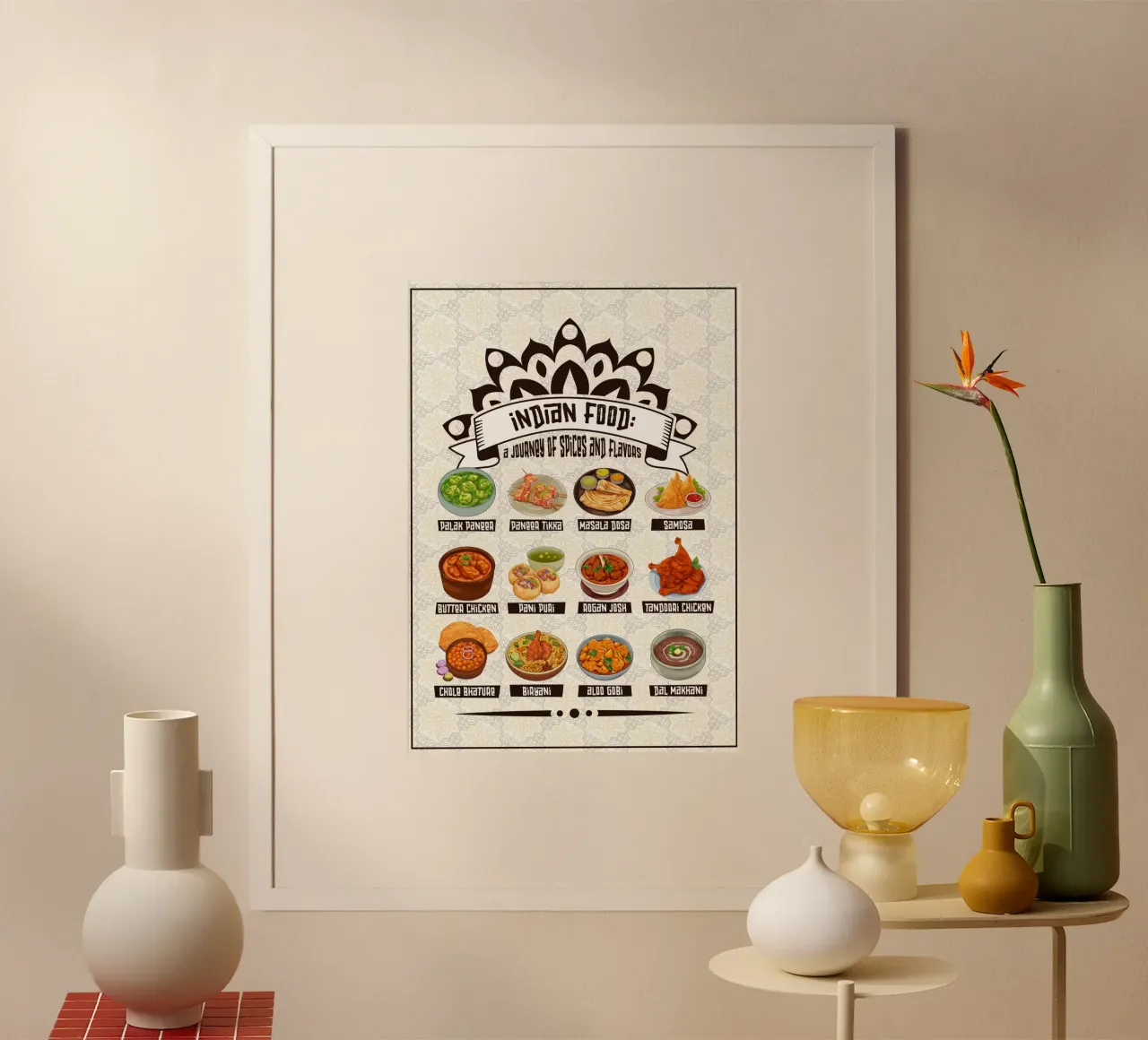 Cucina indiana ricca di sapori poster da pixelbull - medieval art and more