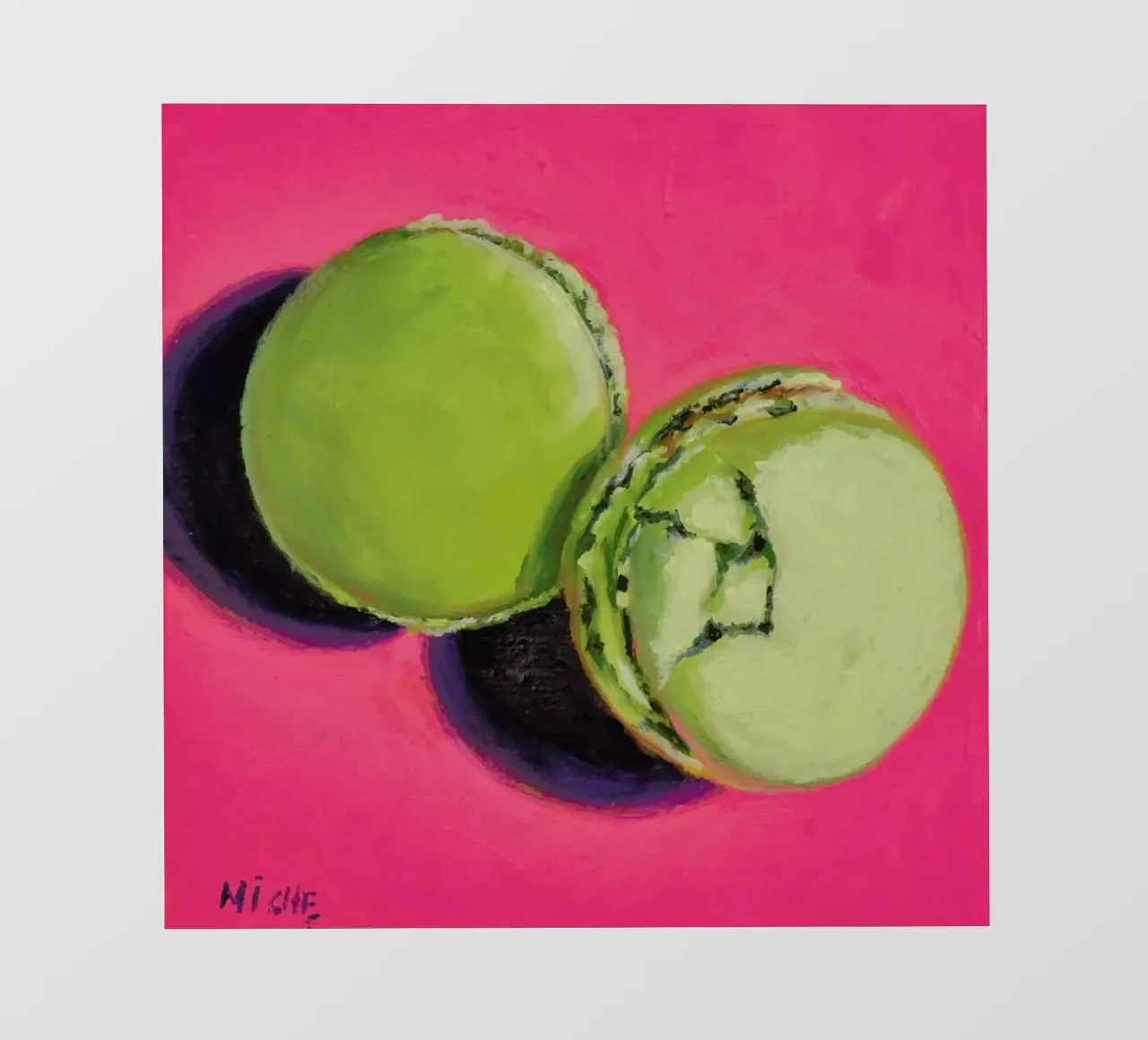 Macarons pellicola backlit da Miche Watkins