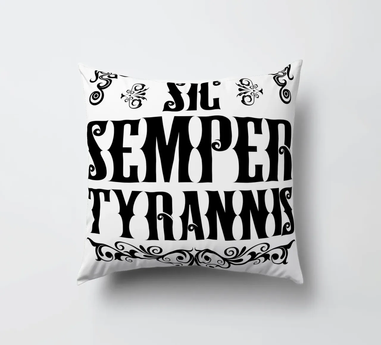 Sic Semper Tyrannis cuscino da pixelbull - medieval art and more