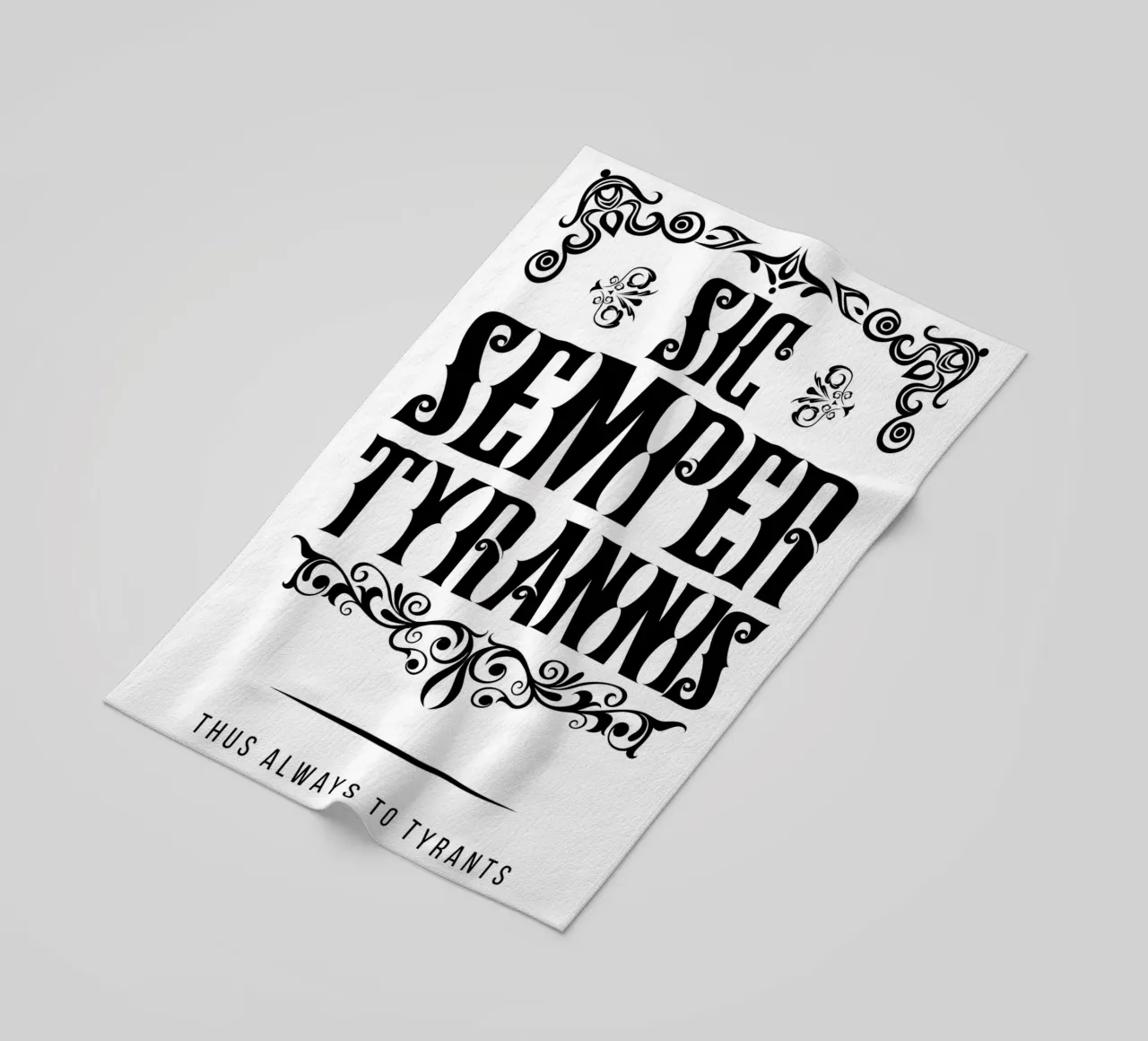 Sic Semper Tyrannis telo mare da pixelbull - medieval art and more