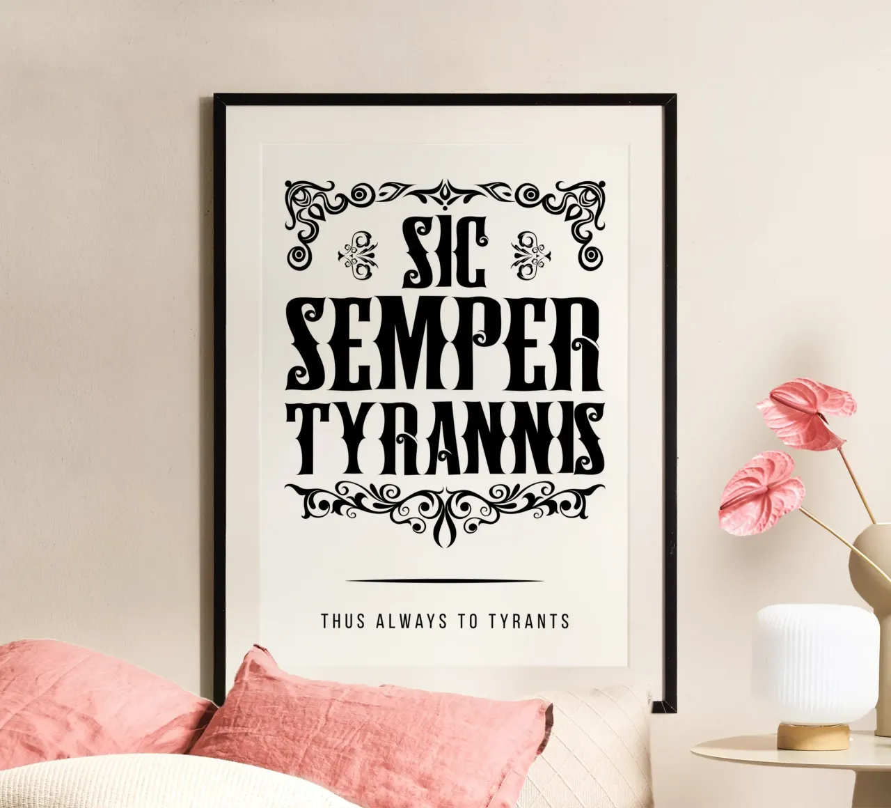 Sic Semper Tyrannis carta hahnemühle da pixelbull - medieval art and more
