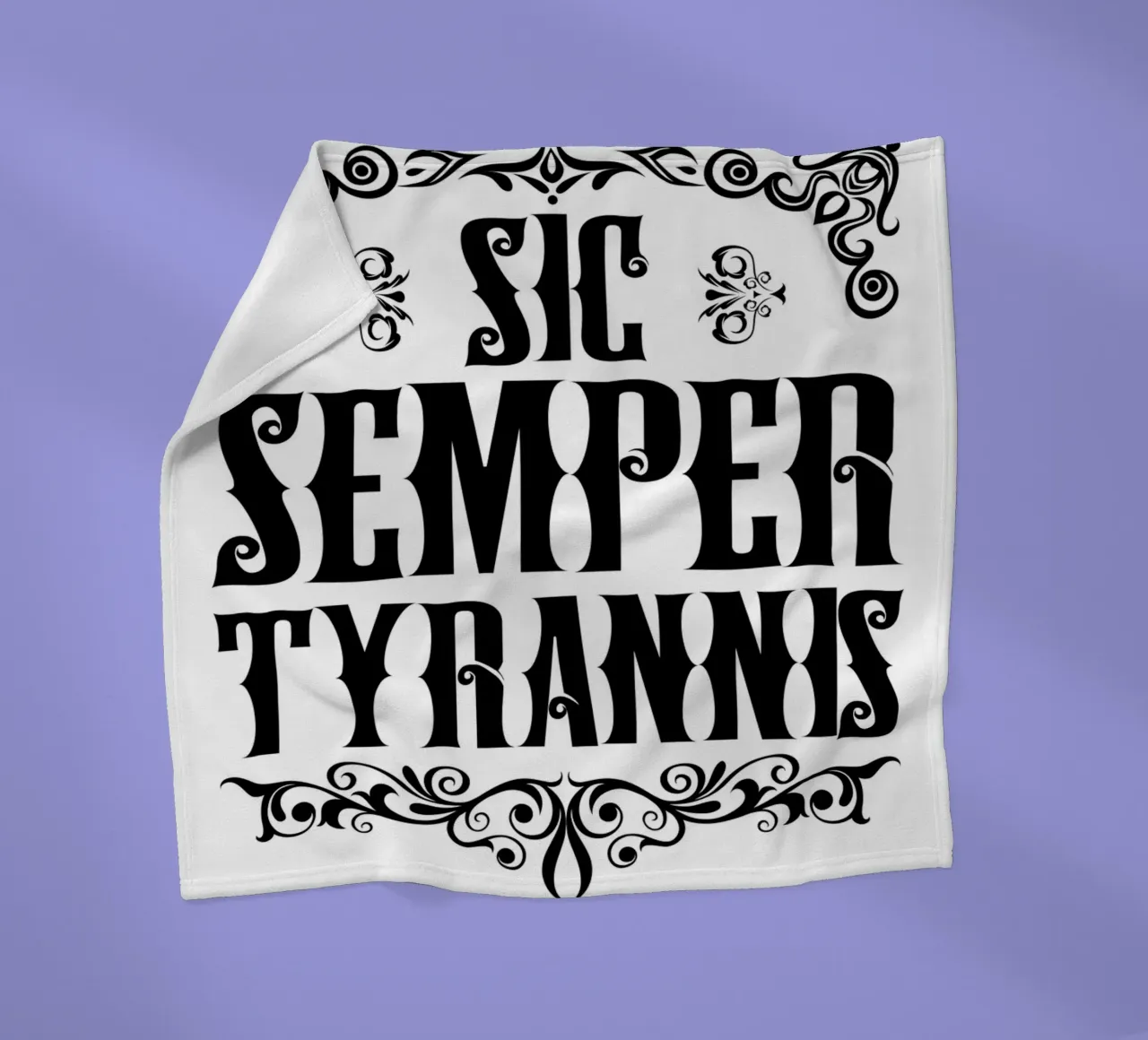 Sic Semper Tyrannis coperta in pile da pixelbull - medieval art and more