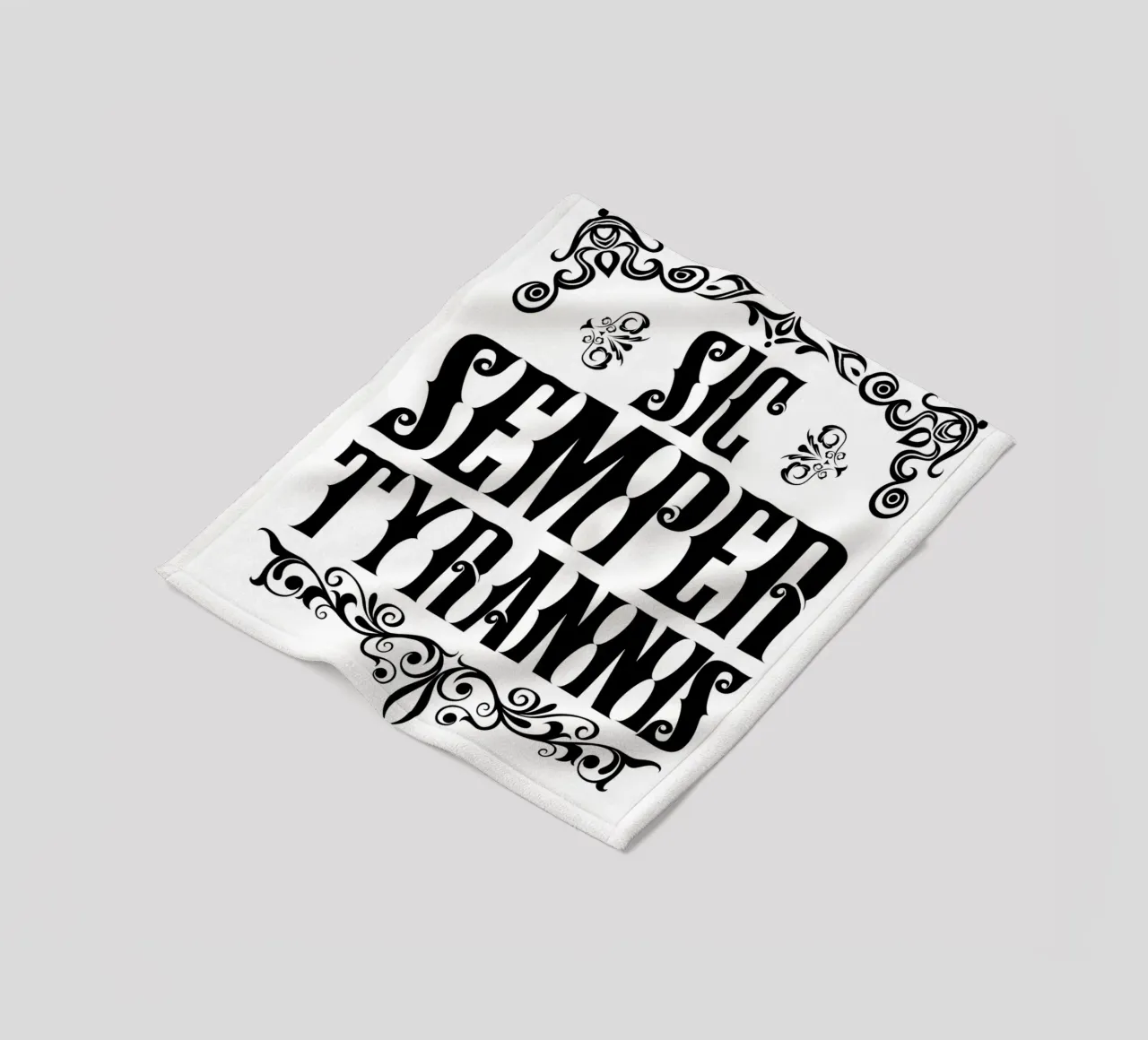 Sic Semper Tyrannis coperta in pile da pixelbull - medieval art and more