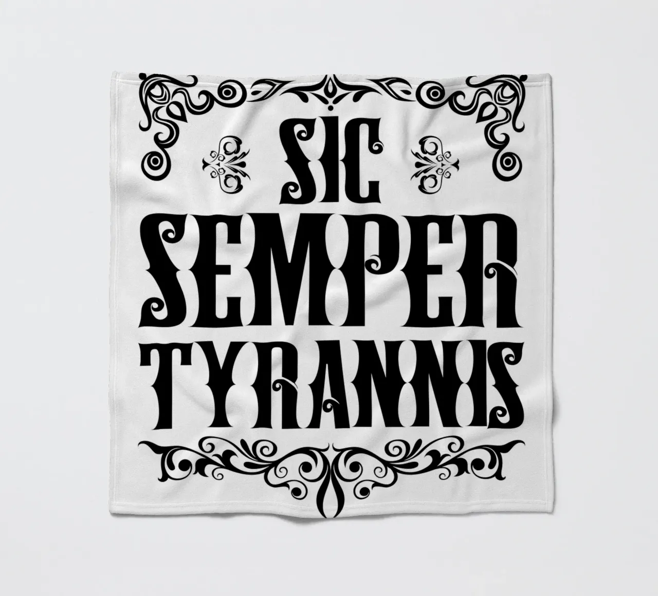 Sic Semper Tyrannis coperta in pile da pixelbull - medieval art and more
