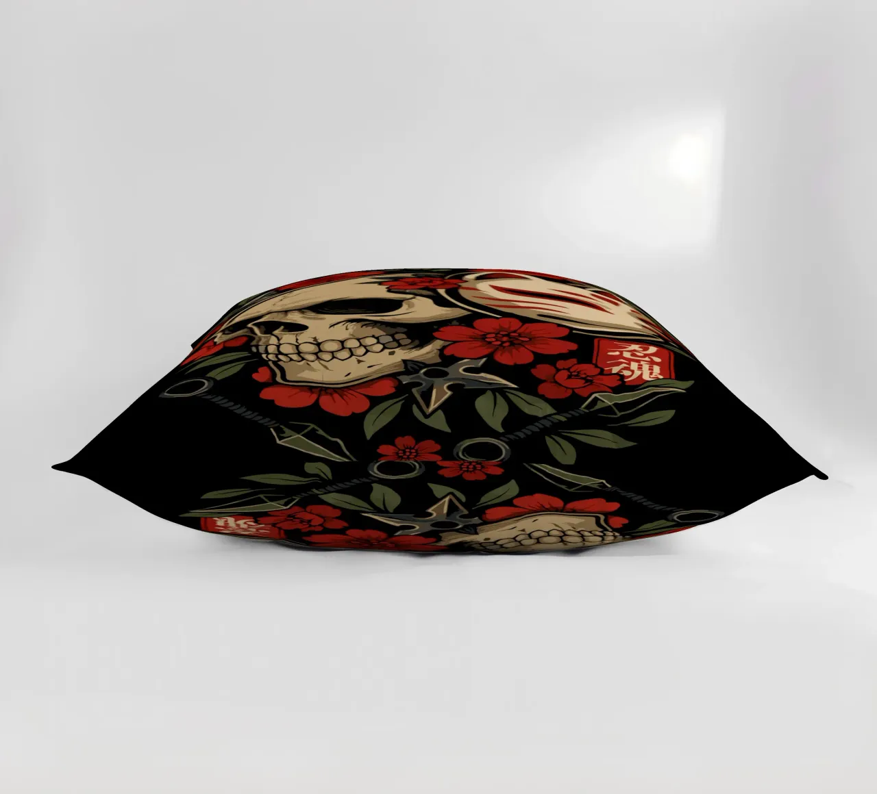 Maschera Kitsune Cranio cuscino da LM2KONE
