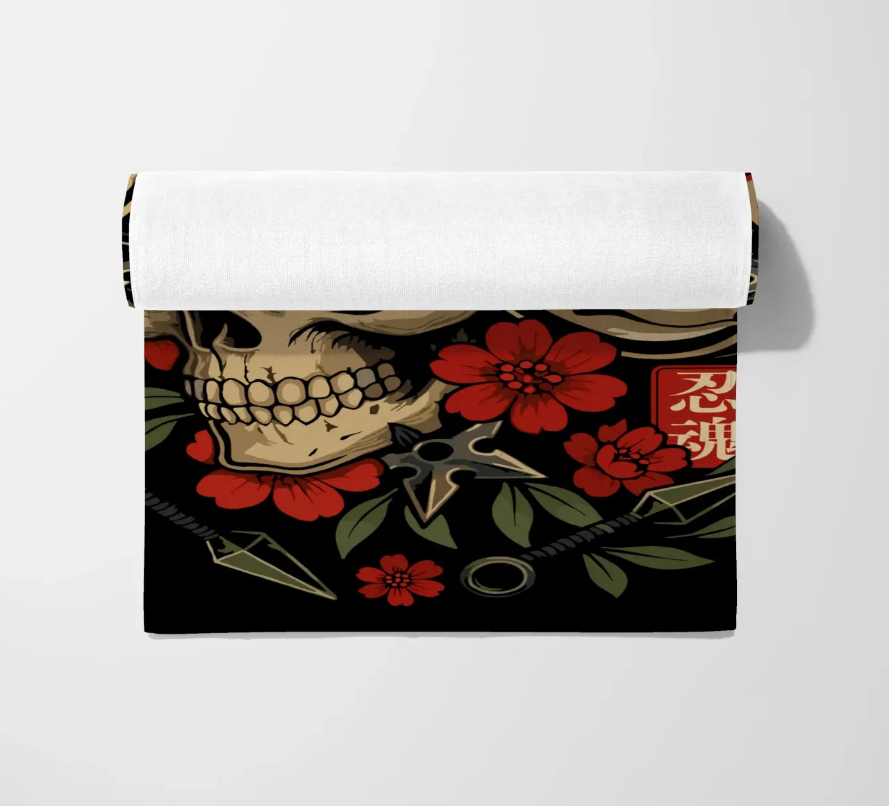 Maschera Kitsune Cranio telo mare da LM2KONE