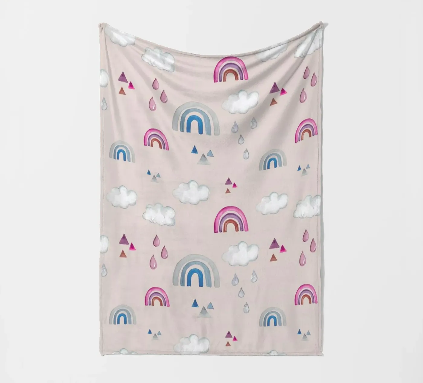 Rainbow Fleecedecke von Sabrina Ziegenhorn