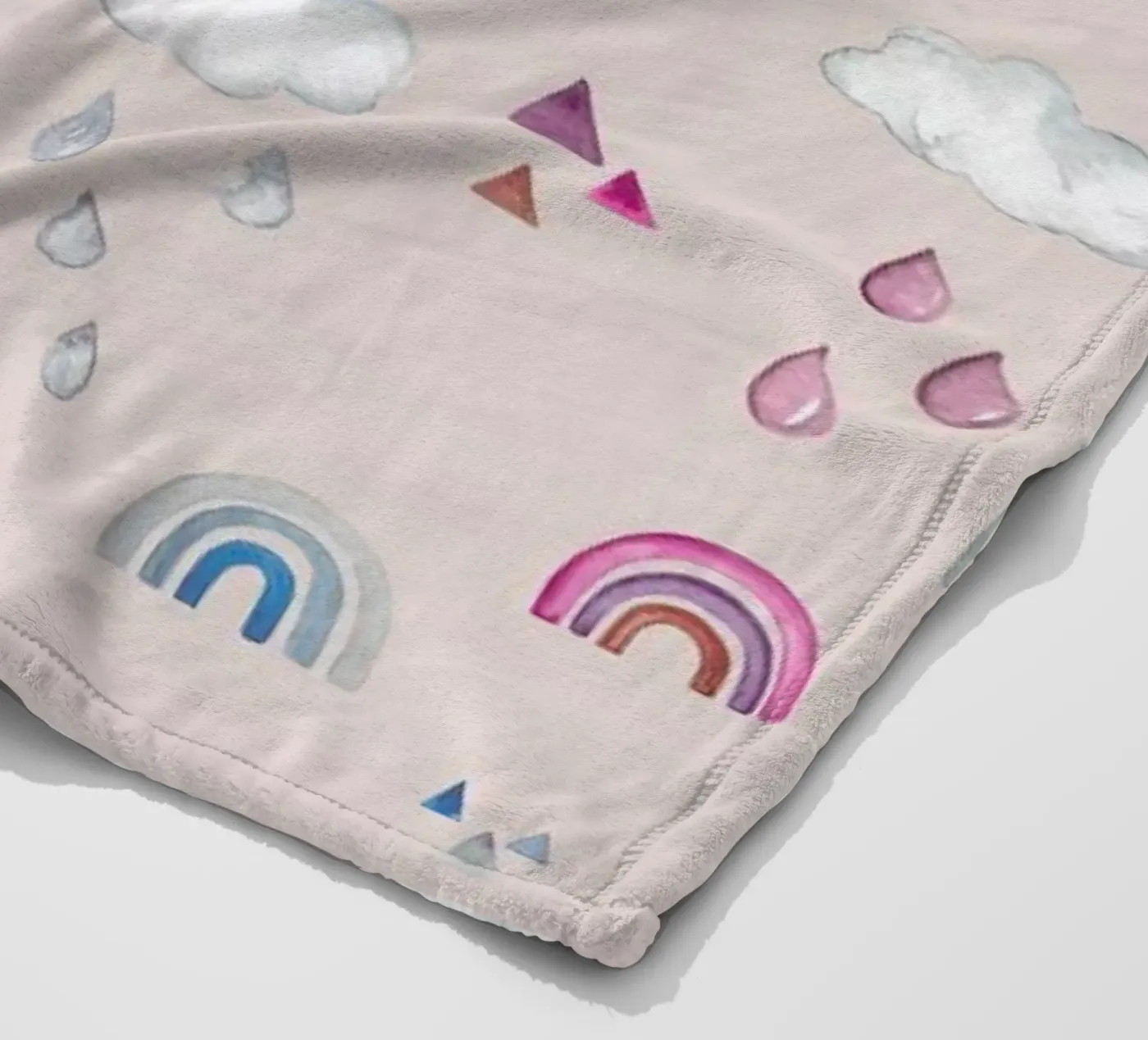 Rainbow Fleecedecke von Sabrina Ziegenhorn