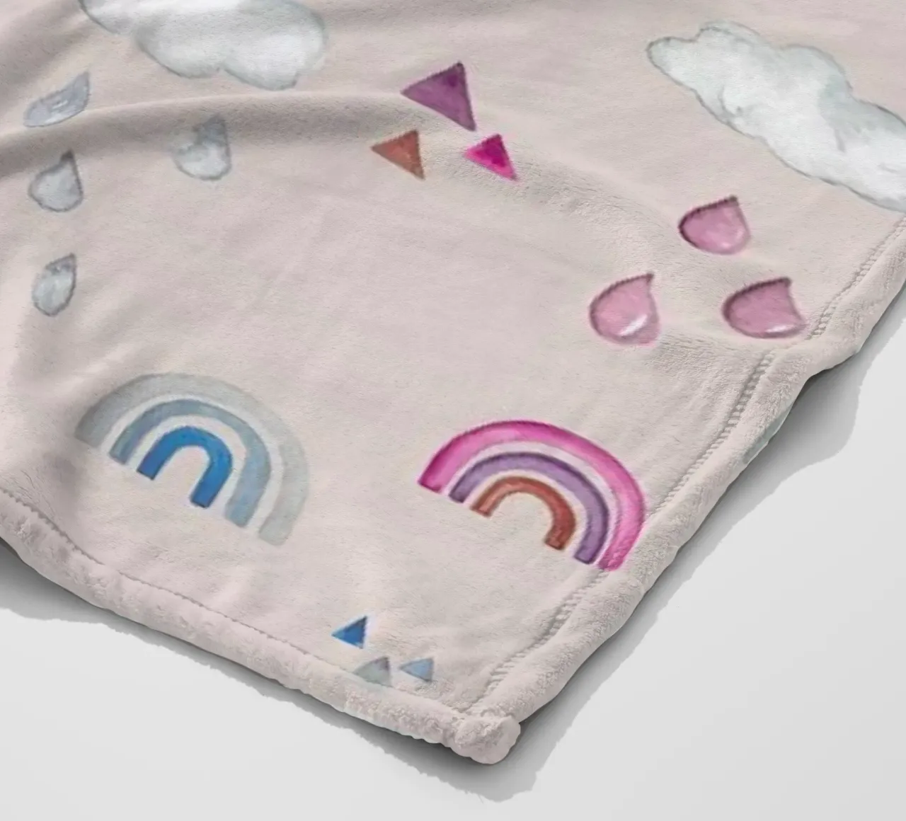 Rainbow Fleecedecke von Sabrina Ziegenhorn