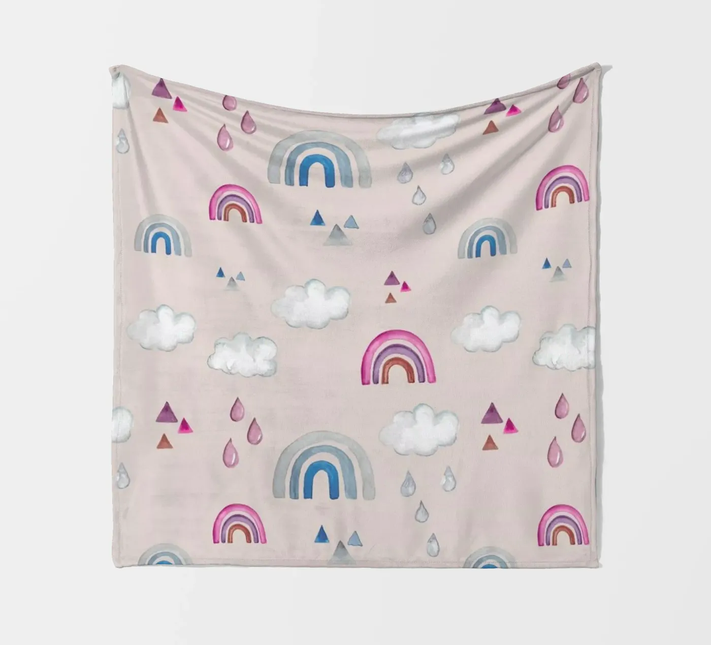 Rainbow Fleecedecke von Sabrina Ziegenhorn