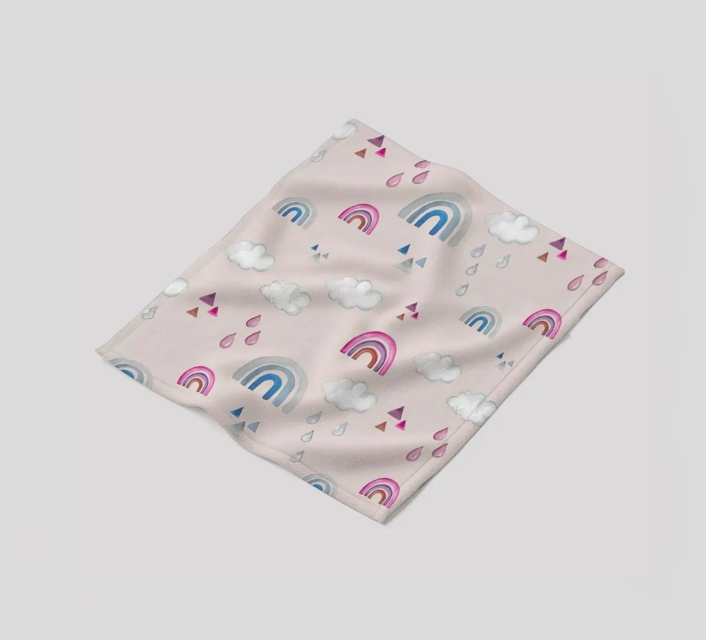 Rainbow Fleecedecke von Sabrina Ziegenhorn