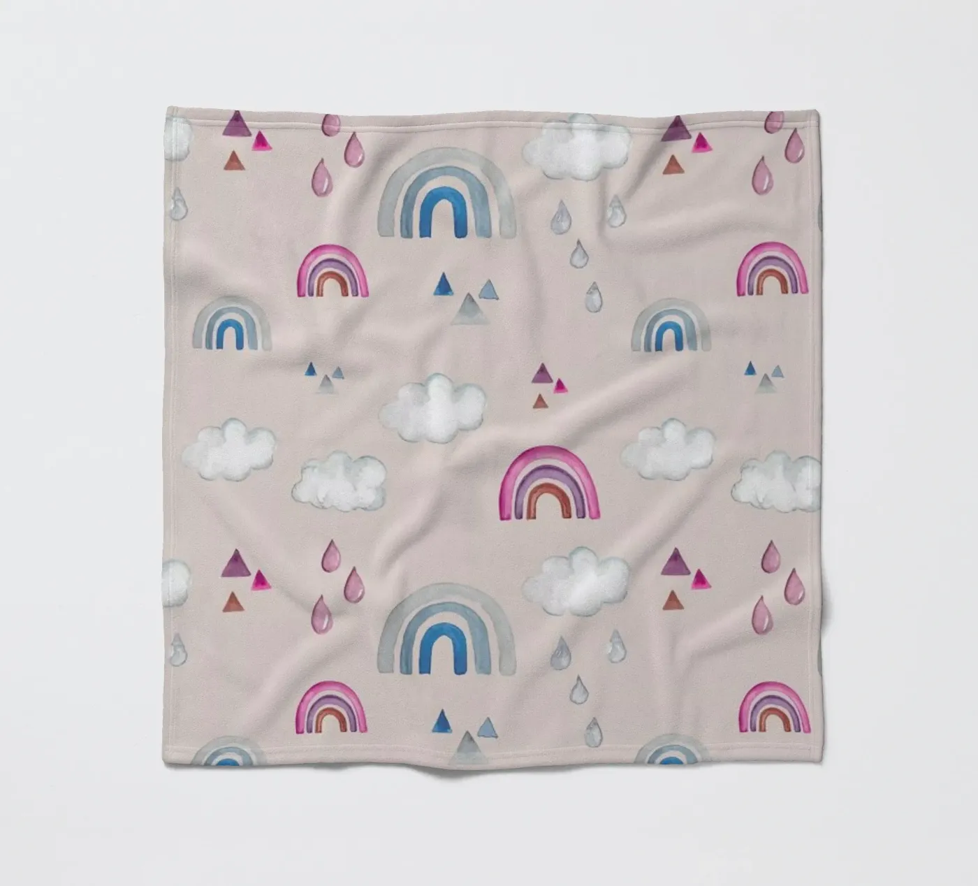 Rainbow Fleecedecke von Sabrina Ziegenhorn
