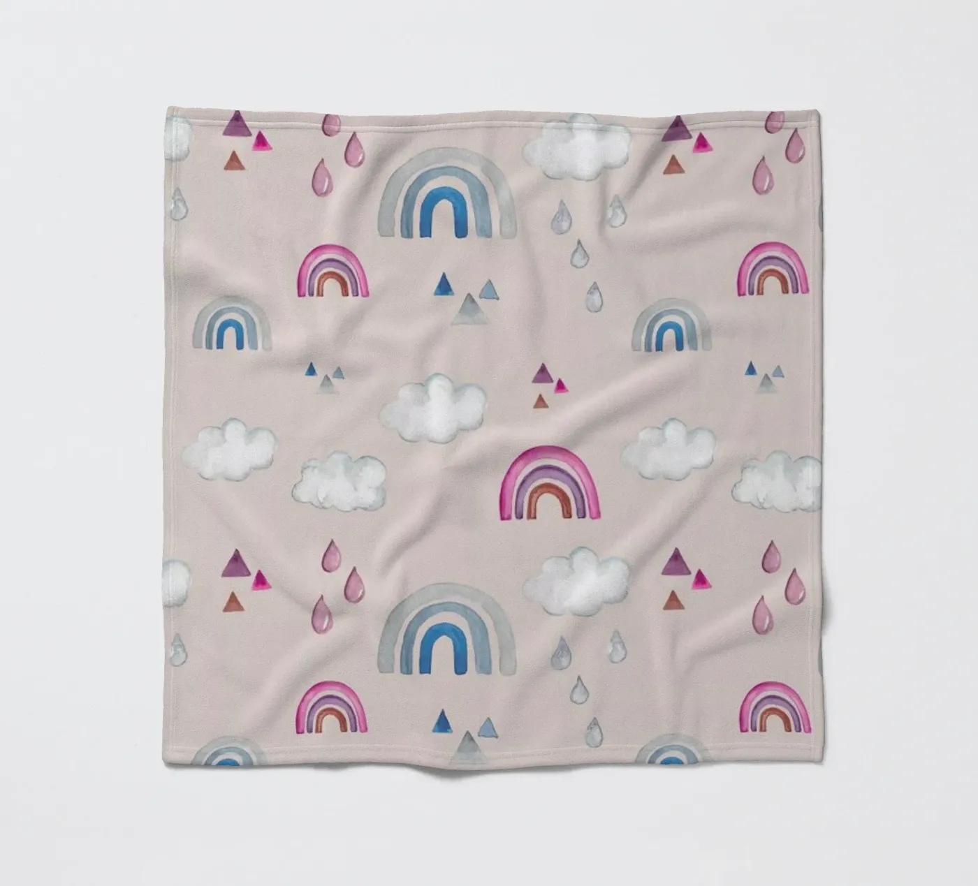 Rainbow Fleecedecke von Sabrina Ziegenhorn