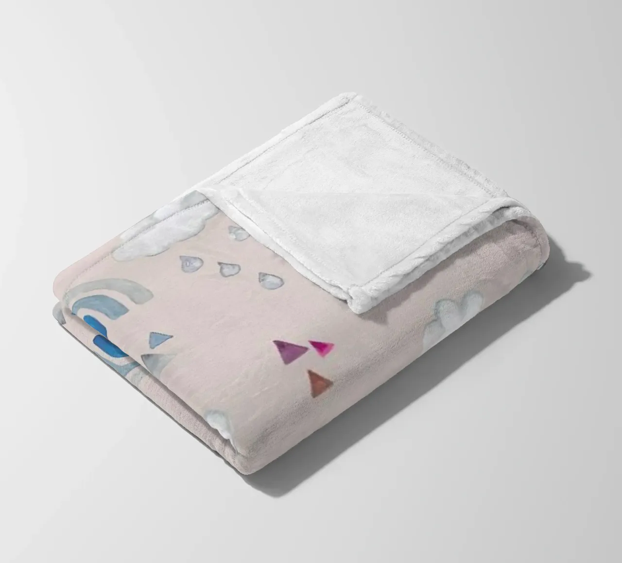 Rainbow Fleecedecke von Sabrina Ziegenhorn