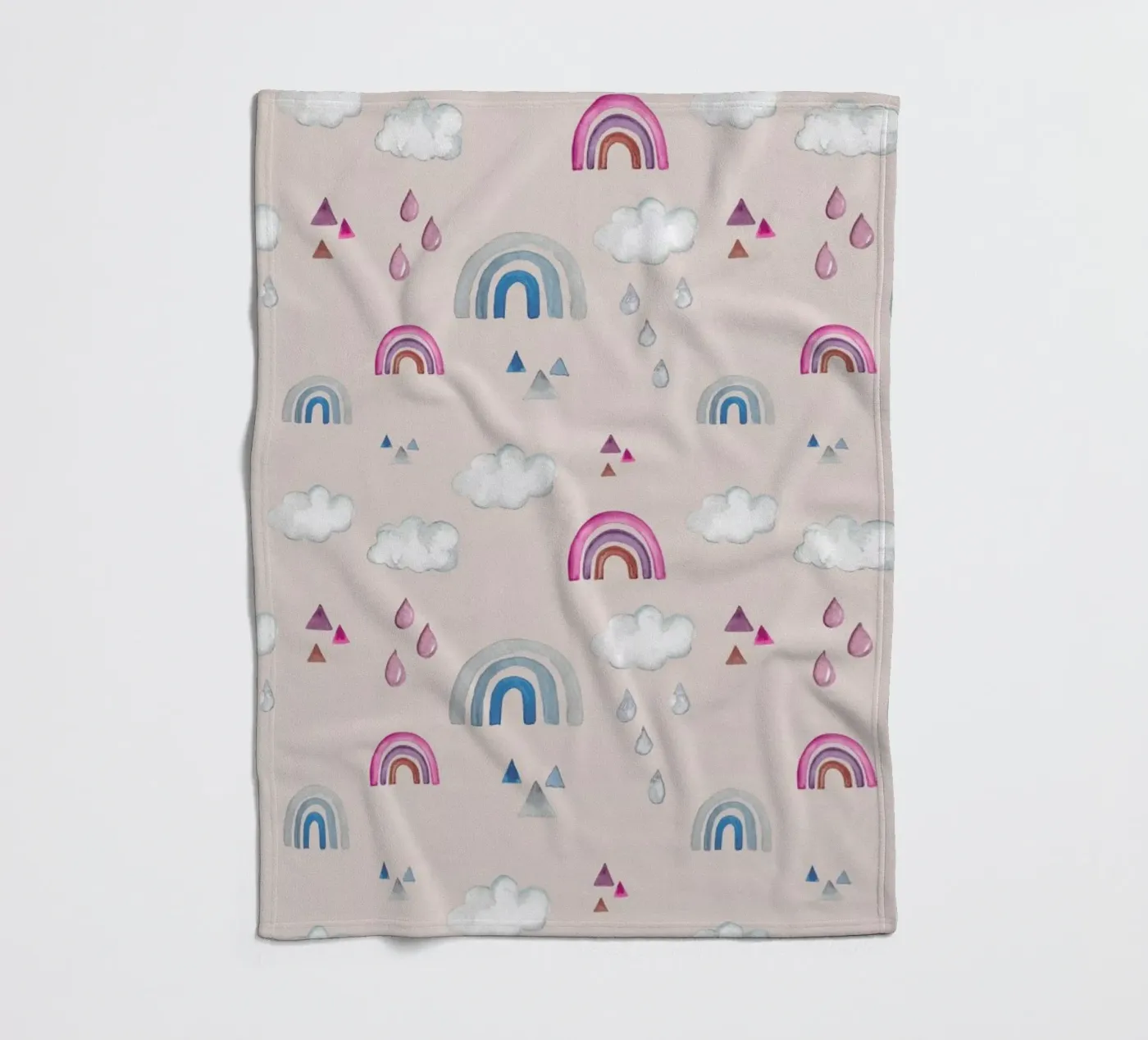Rainbow Fleecedecke von Sabrina Ziegenhorn