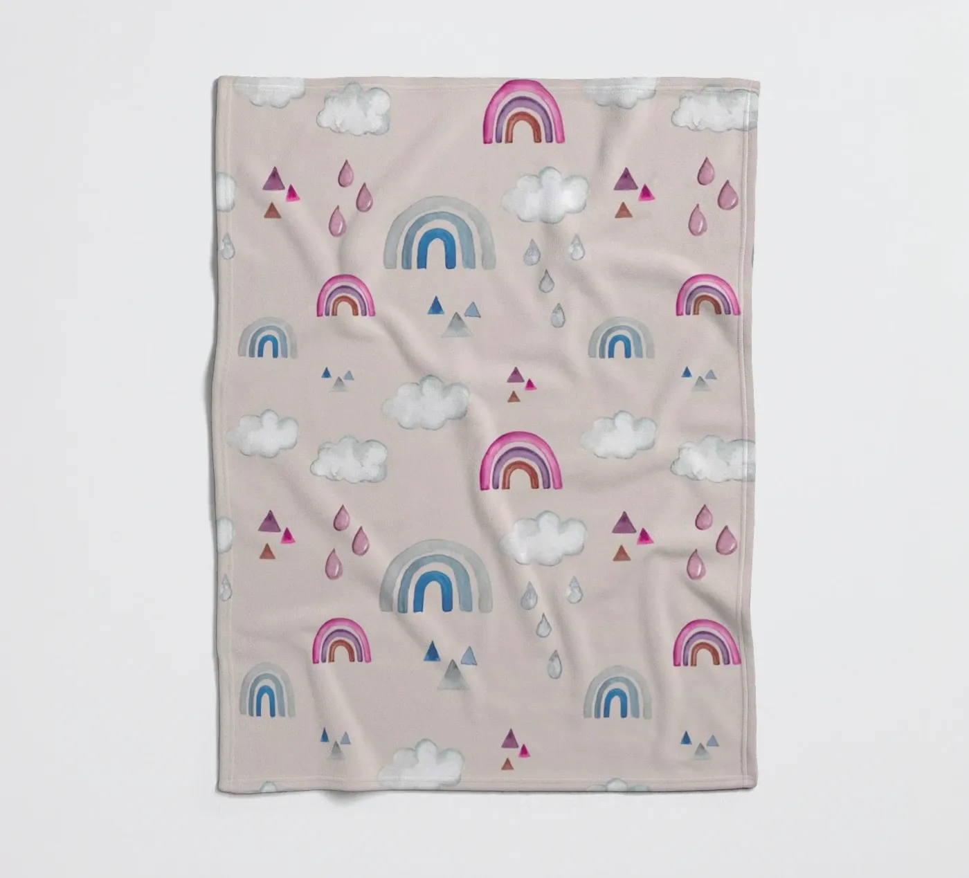 Rainbow Fleecedecke von Sabrina Ziegenhorn