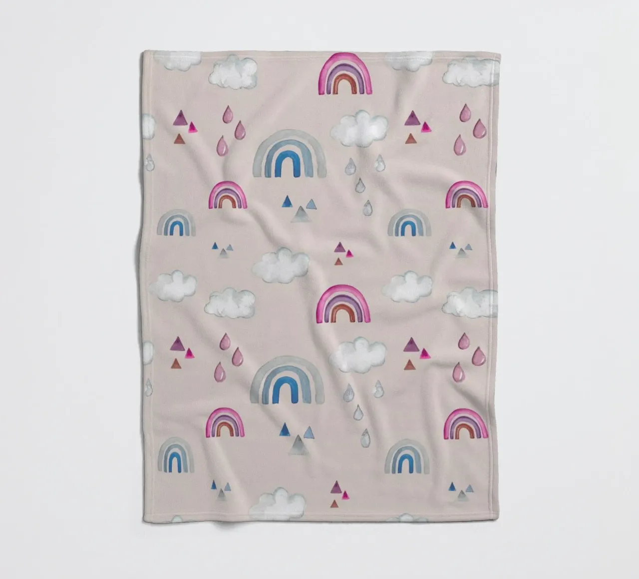 Rainbow Fleecedecke von Sabrina Ziegenhorn