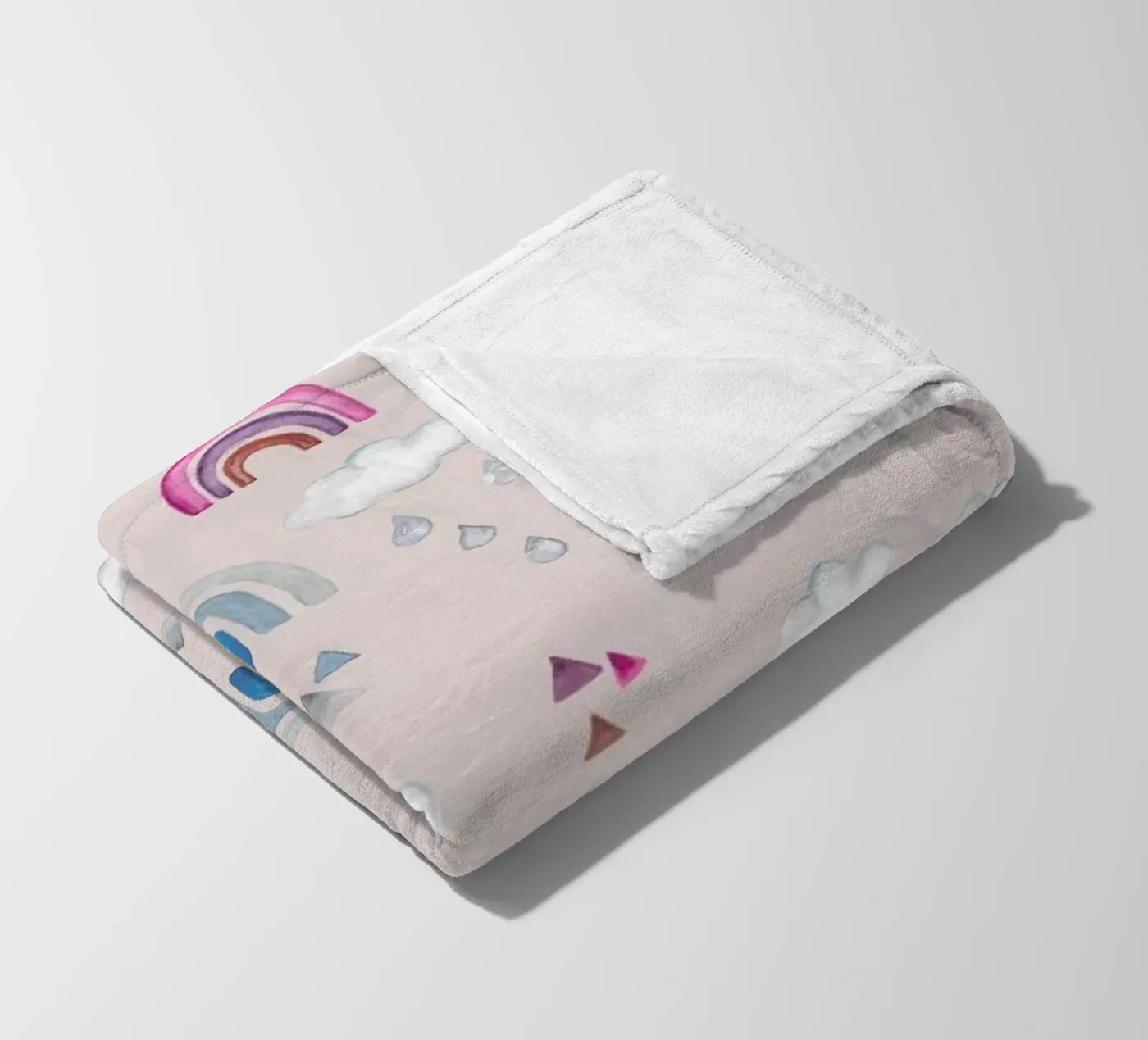 Rainbow Fleecedecke von Sabrina Ziegenhorn