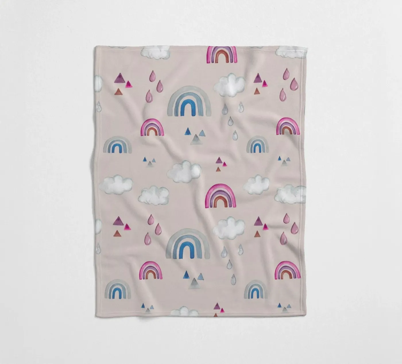 Rainbow Fleecedecke von Sabrina Ziegenhorn
