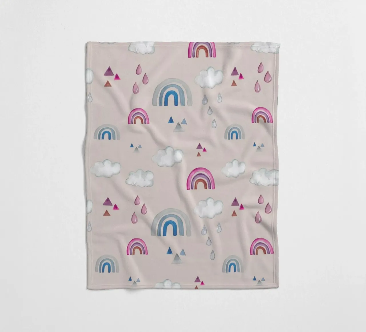 Rainbow Fleecedecke von Sabrina Ziegenhorn