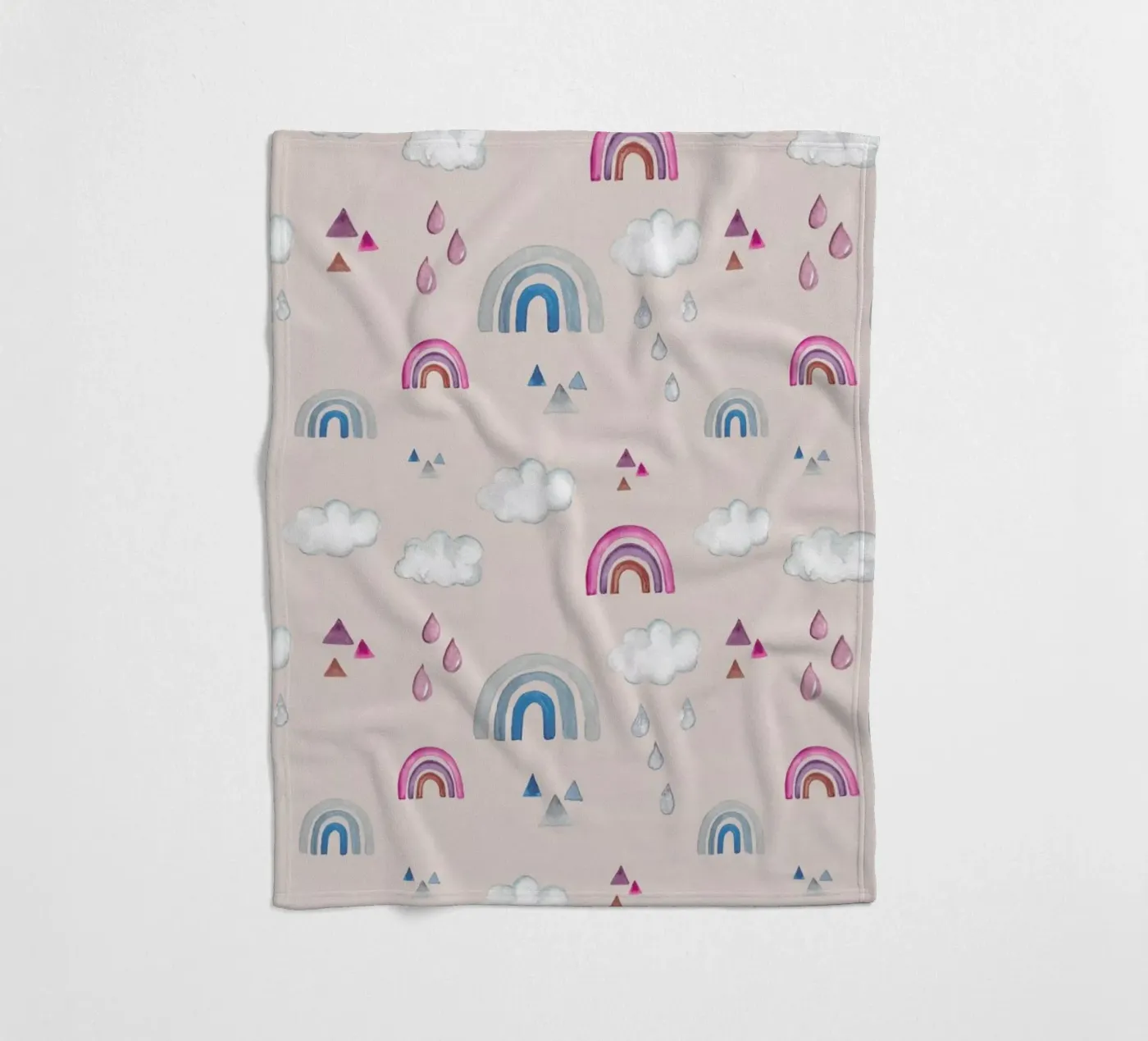 Rainbow Fleecedecke von Sabrina Ziegenhorn