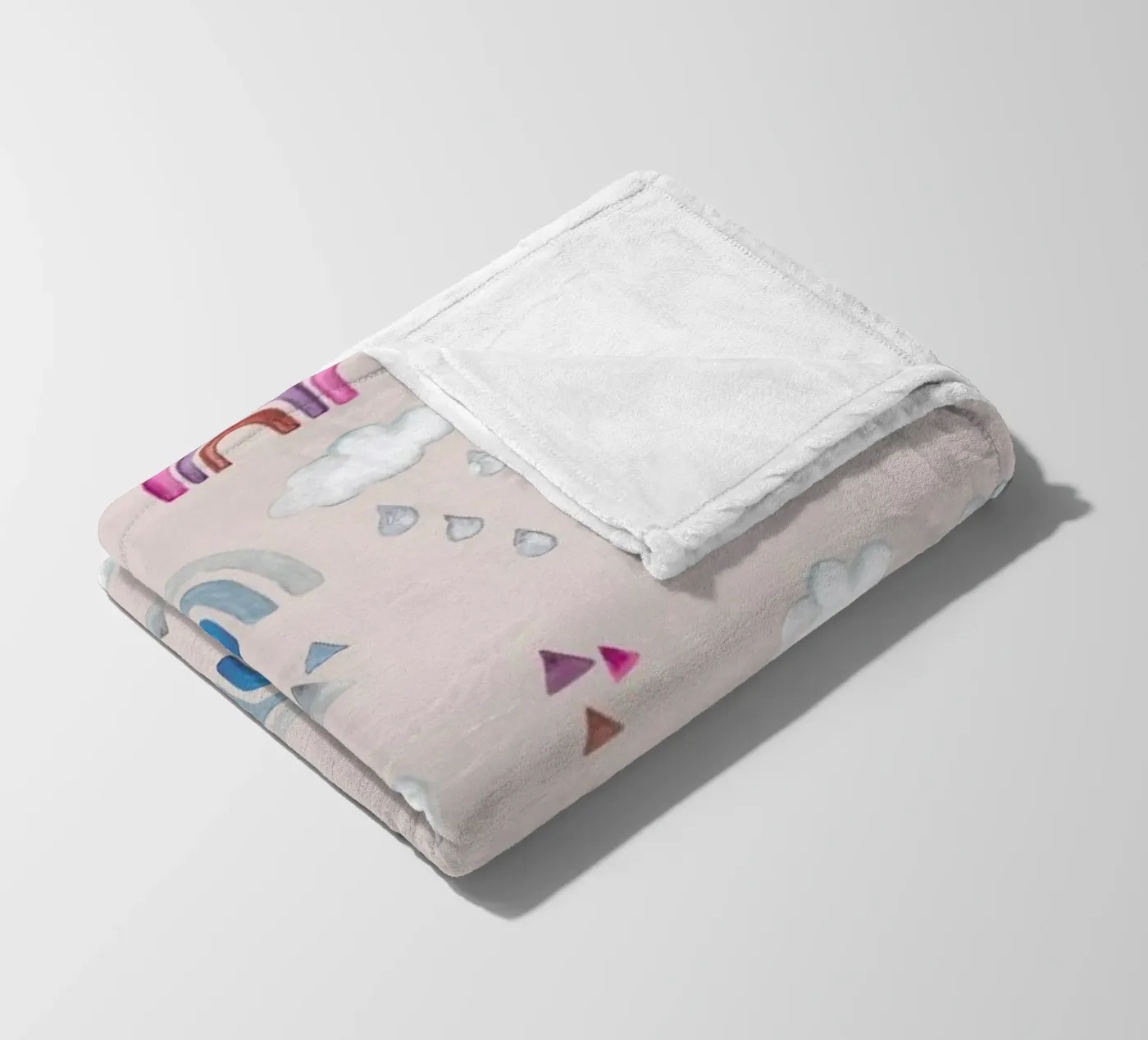 Rainbow Fleecedecke von Sabrina Ziegenhorn