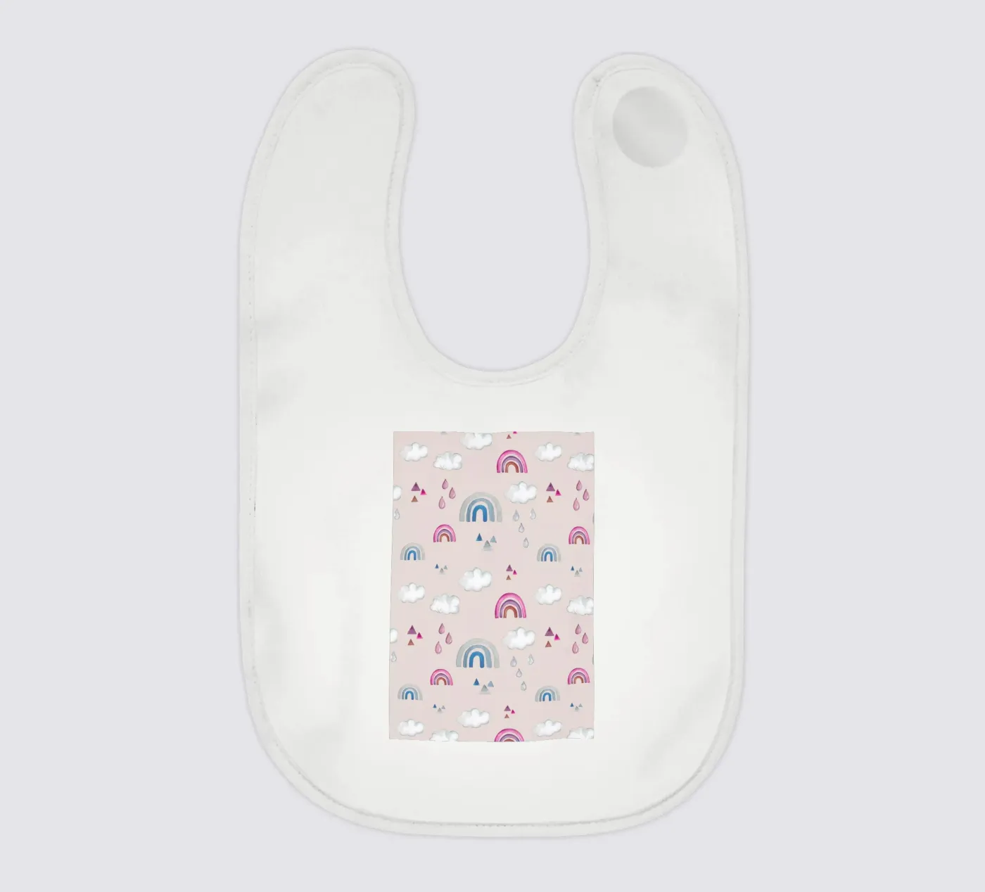Rainbow baby bib by Sabrina Ziegenhorn