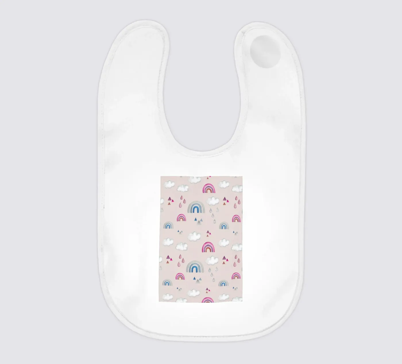 Rainbow baby bib by Sabrina Ziegenhorn
