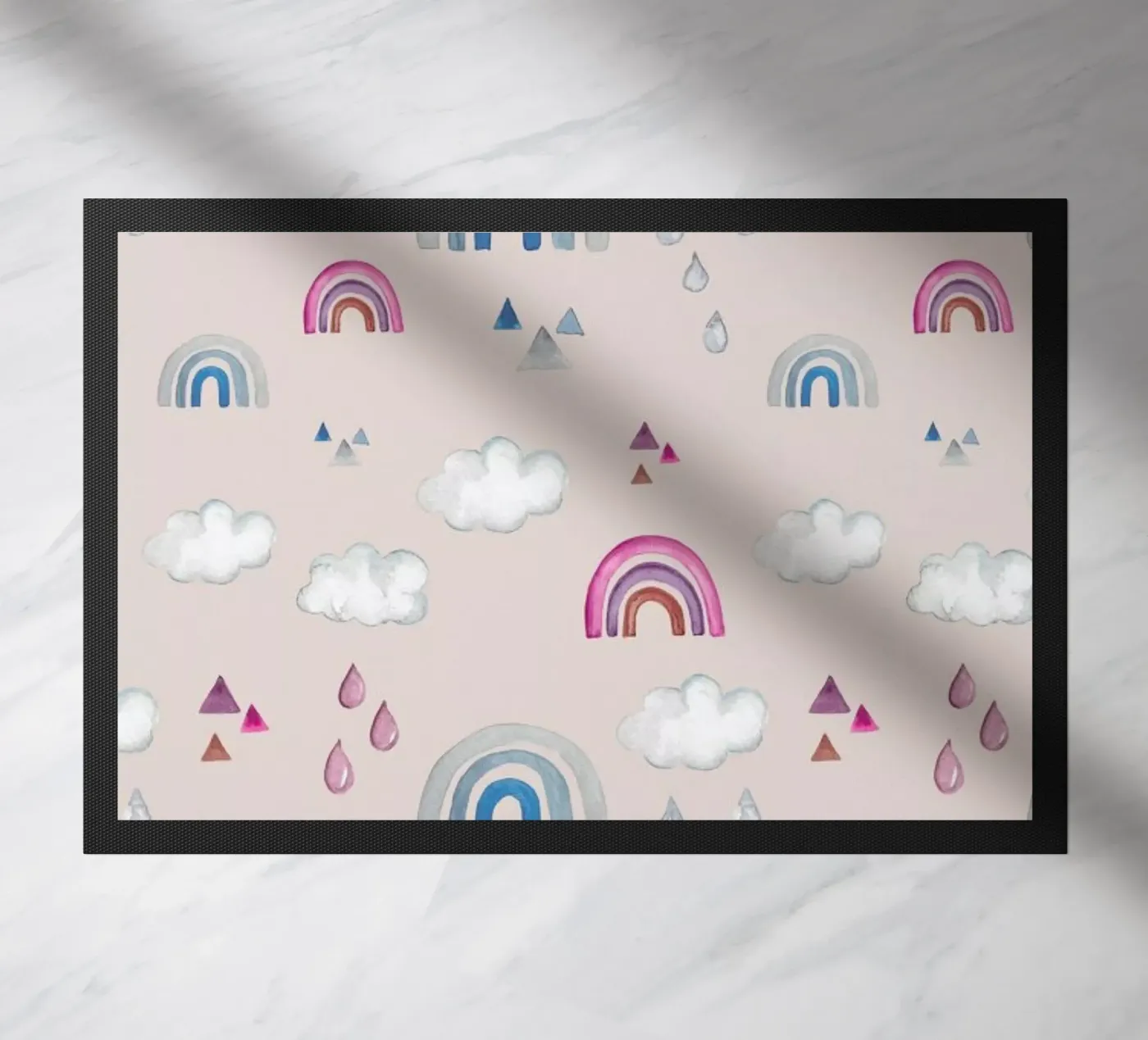 Rainbow deurmat van Sabrina Ziegenhorn