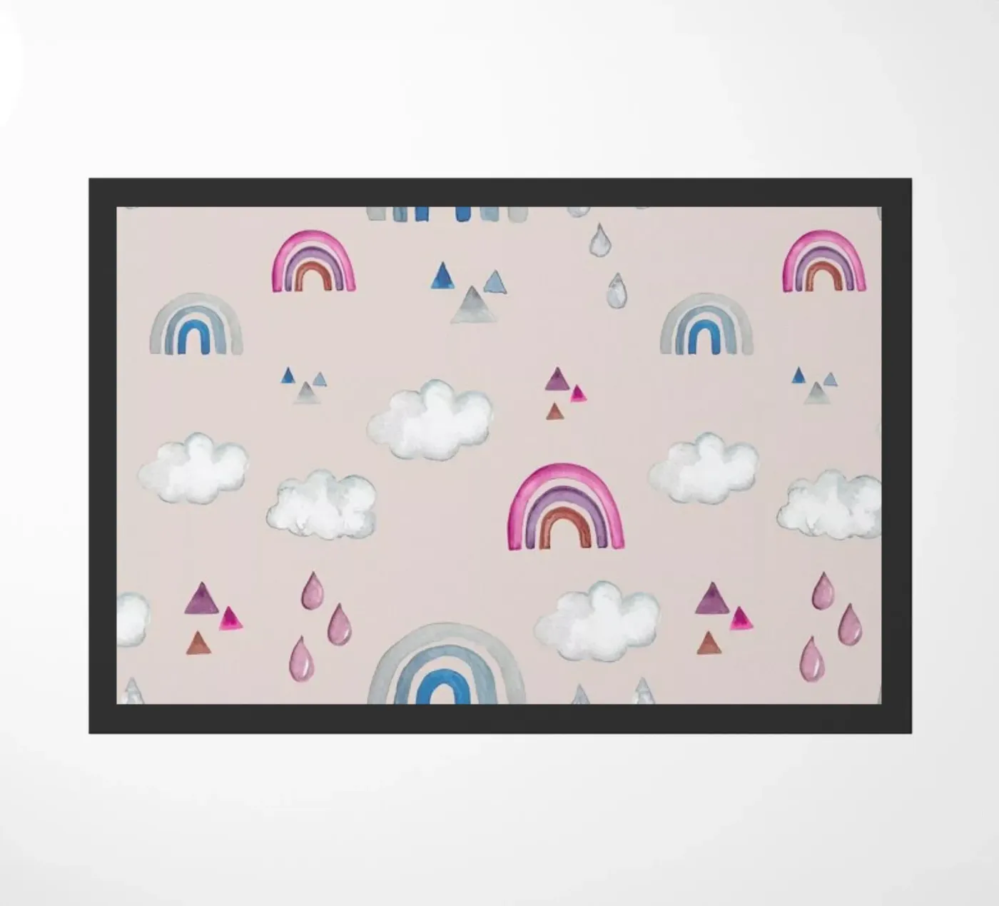 Rainbow deurmat van Sabrina Ziegenhorn