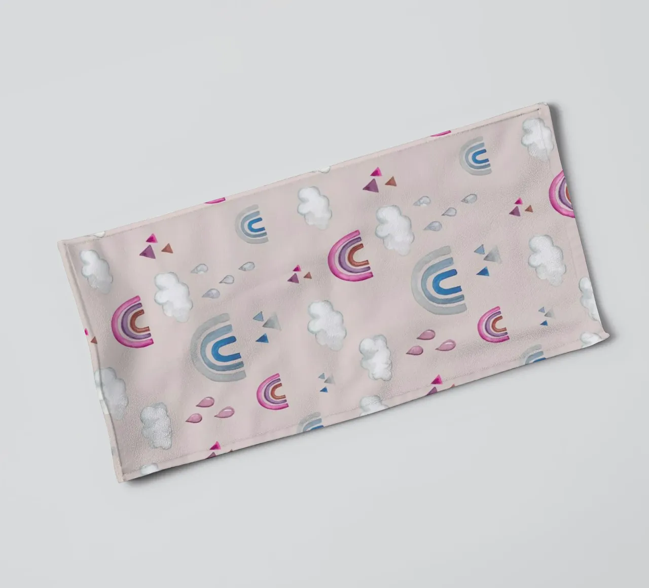 Rainbow badhanddoek van Sabrina Ziegenhorn