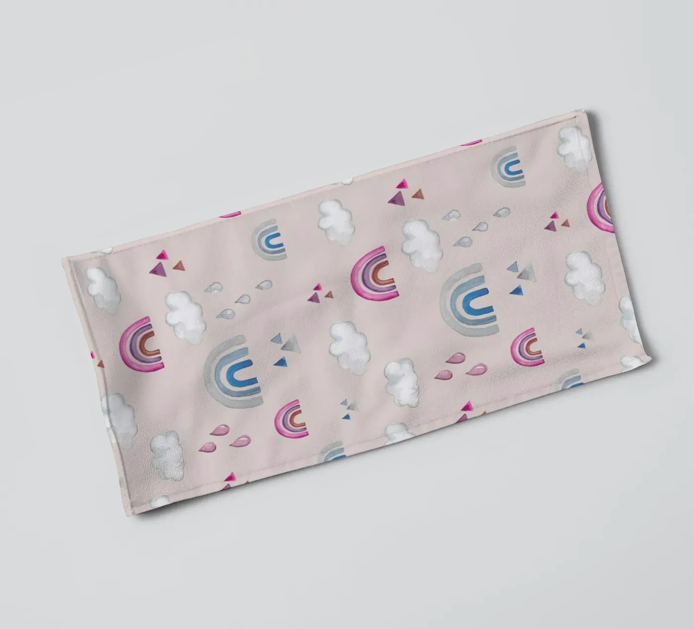 Rainbow badhanddoek van Sabrina Ziegenhorn