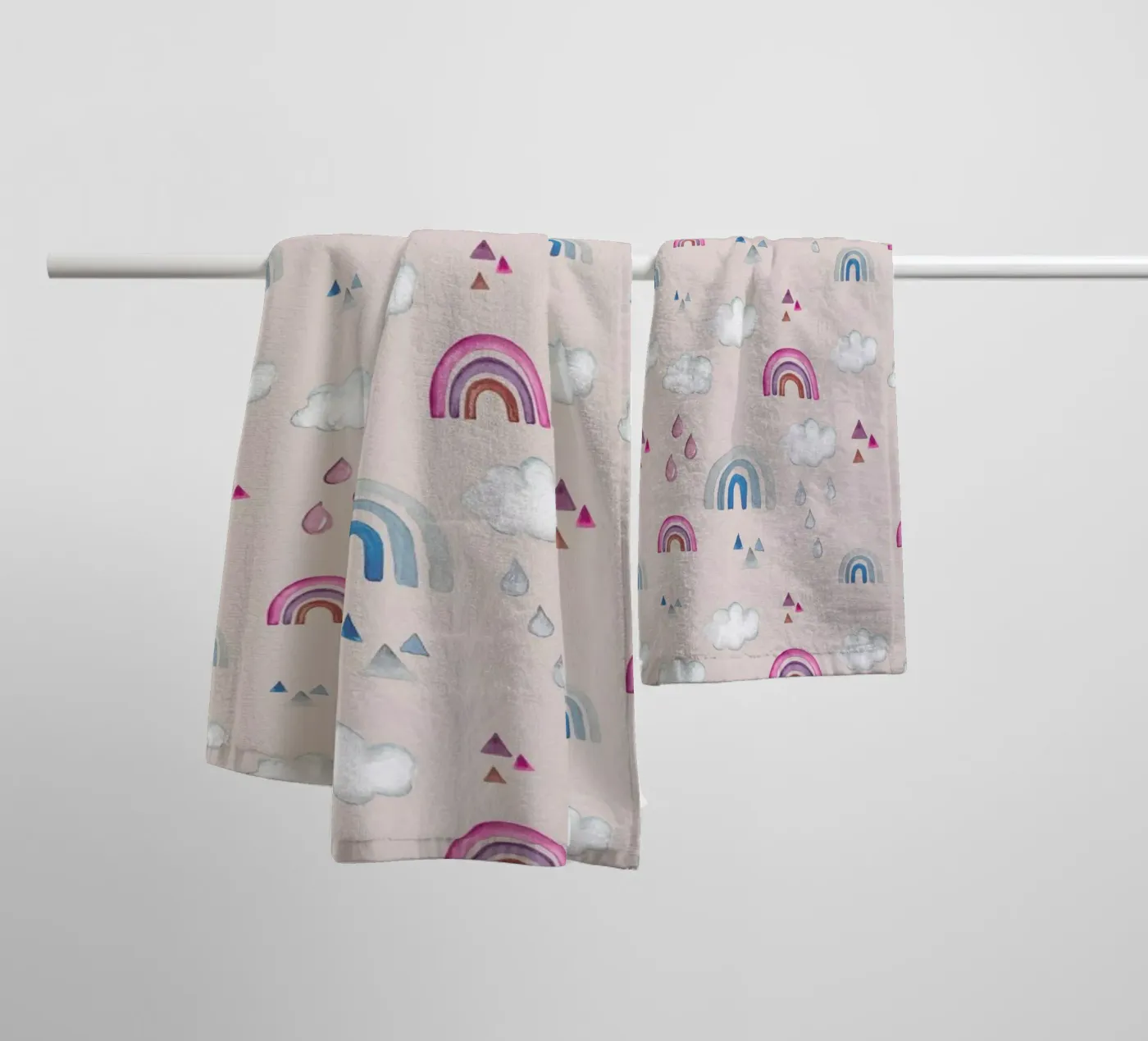 Rainbow towel by Sabrina Ziegenhorn
