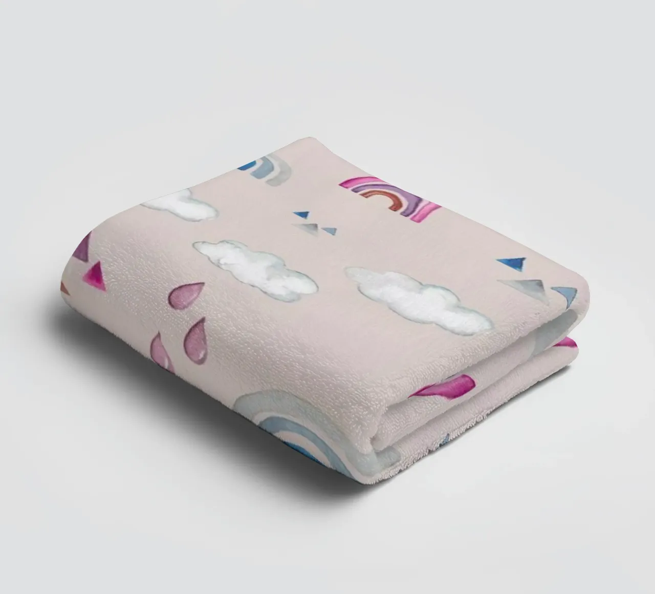 Rainbow badhanddoek van Sabrina Ziegenhorn