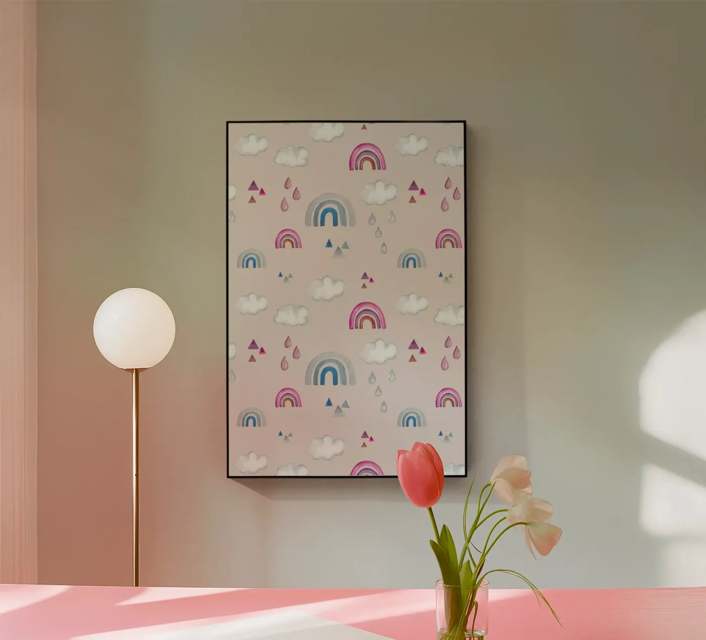 Rainbow acrylic glass by Sabrina Ziegenhorn