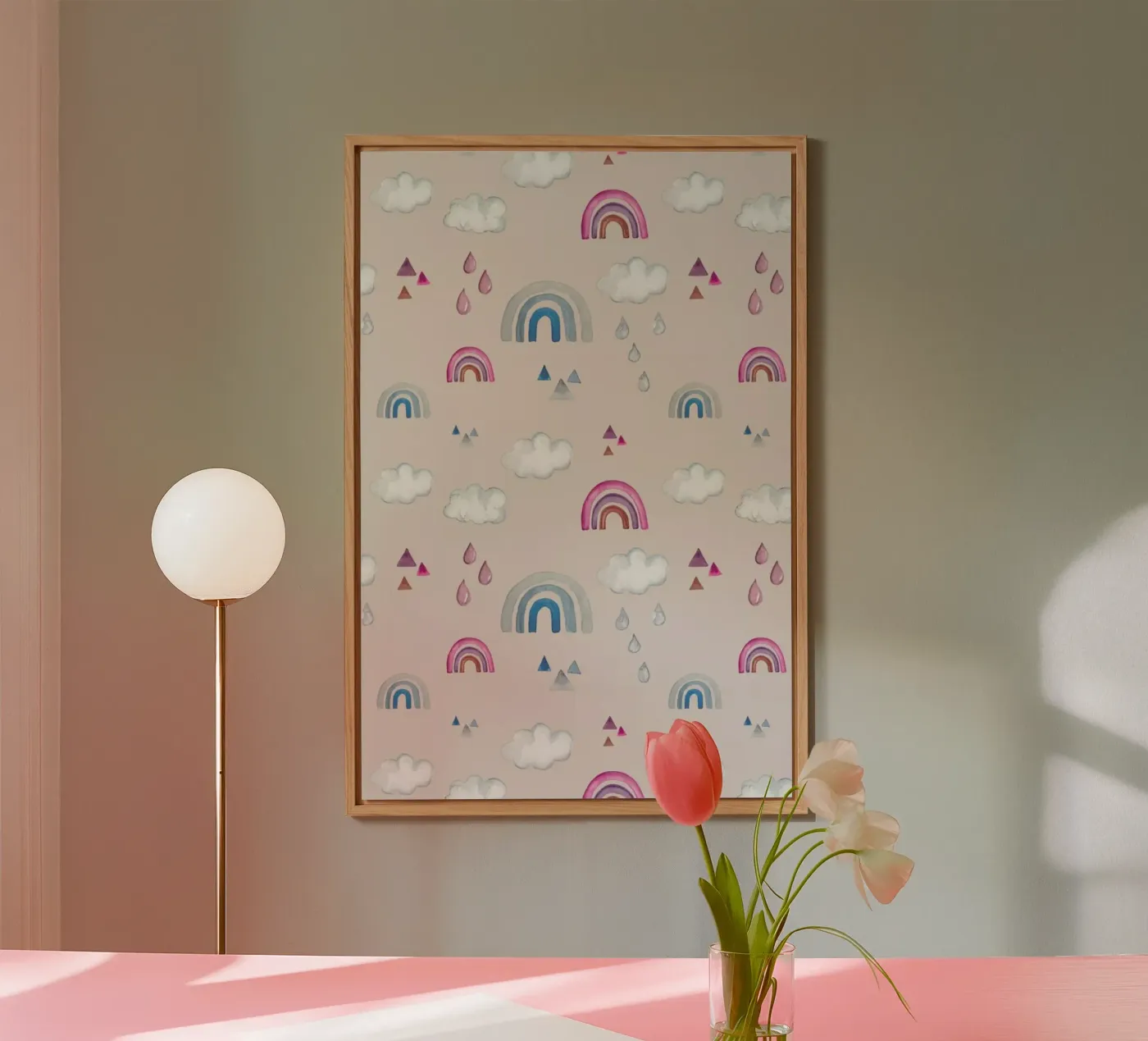 Rainbow forex plate by Sabrina Ziegenhorn