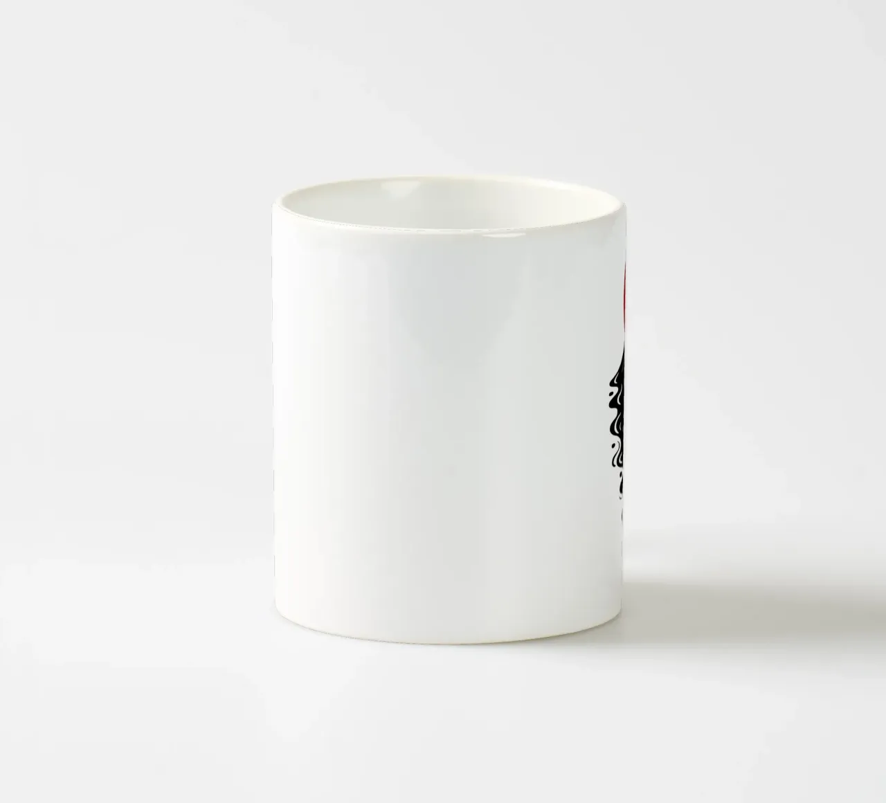 Inchiostro Fuji nero tazza in ceramica da LM2KONE