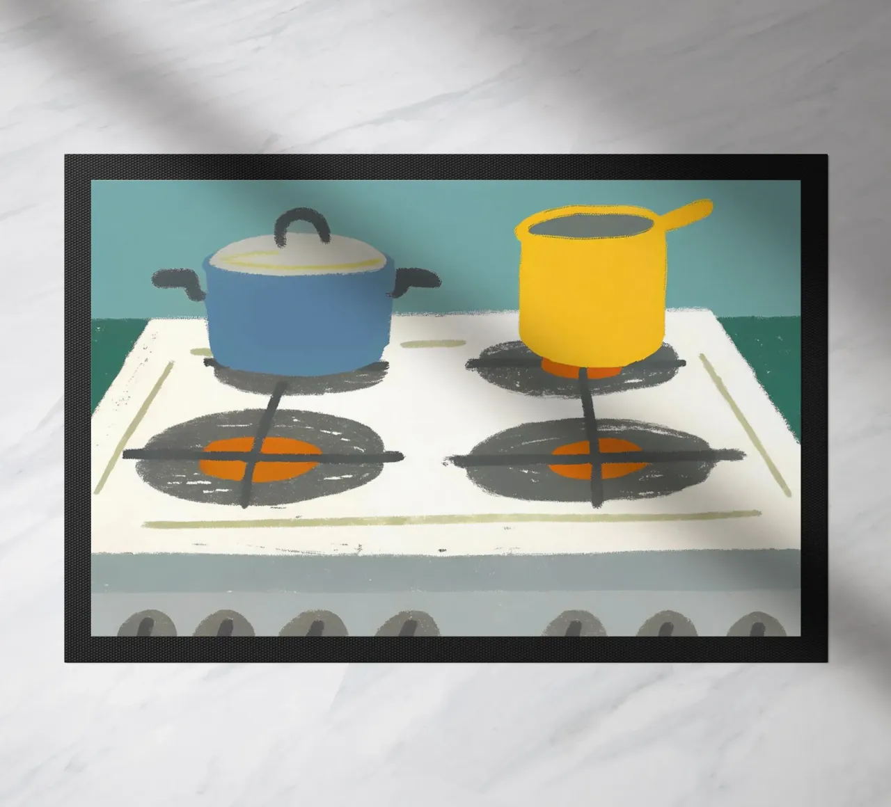 Cucinare in cucina zerbino da PERSONAL TOUCH