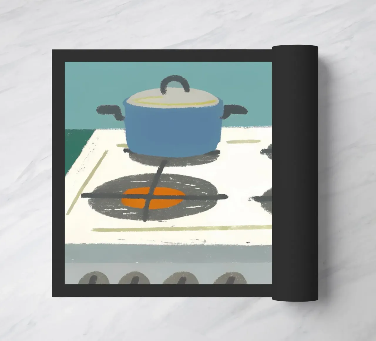 Cucinare in cucina zerbino da PERSONAL TOUCH