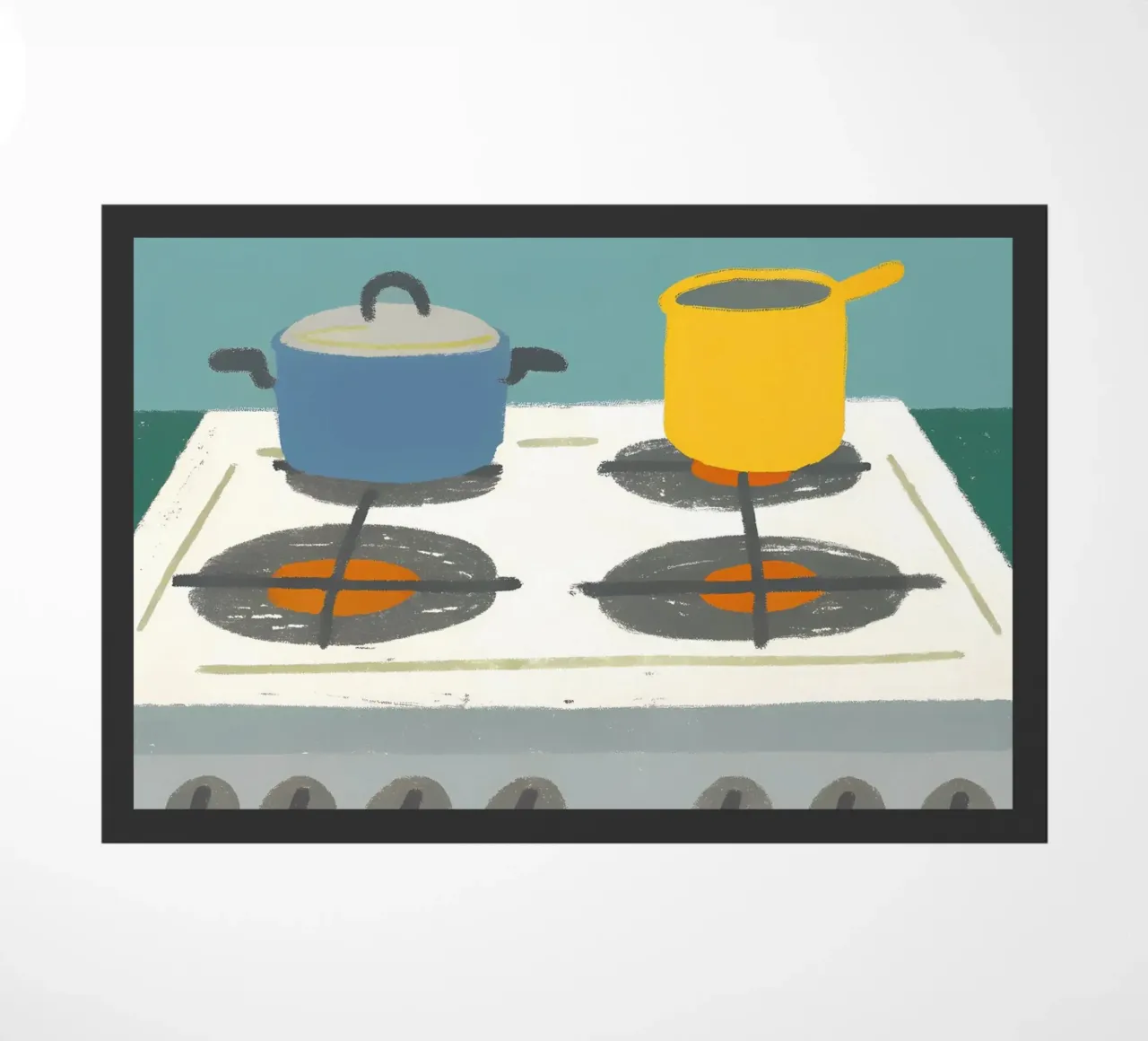 Cucinare in cucina zerbino da PERSONAL TOUCH