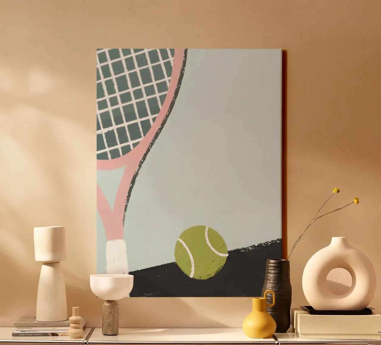 Giocare a tennis tela con Cornice a cassetta da PERSONAL TOUCH